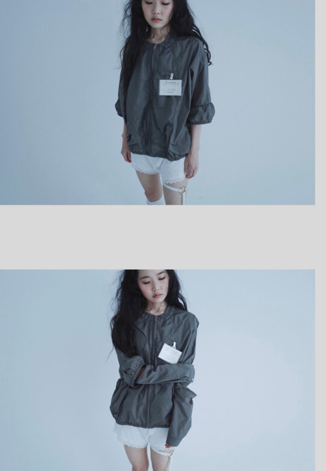 샵페어리 메이드 셔링 블루종 스카이블루 상품이미지2