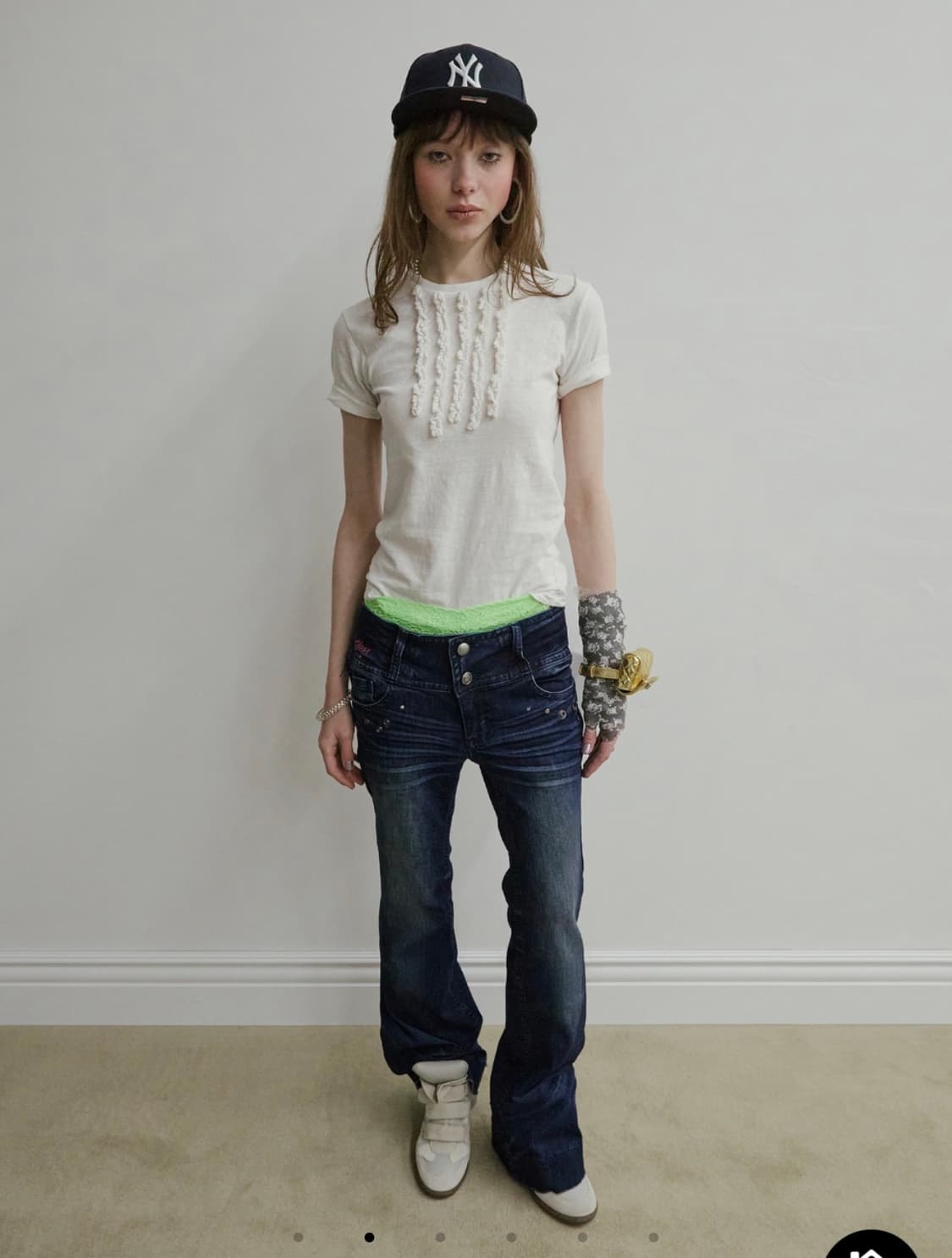 스컬프터 DIY 부츠컷 데님 인디고 상품이미지1