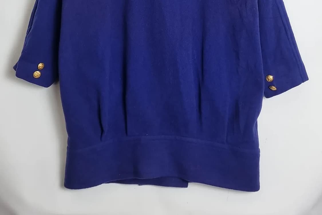 FE COTUMI 비비드 90s 네이비 코트 상품이미지5