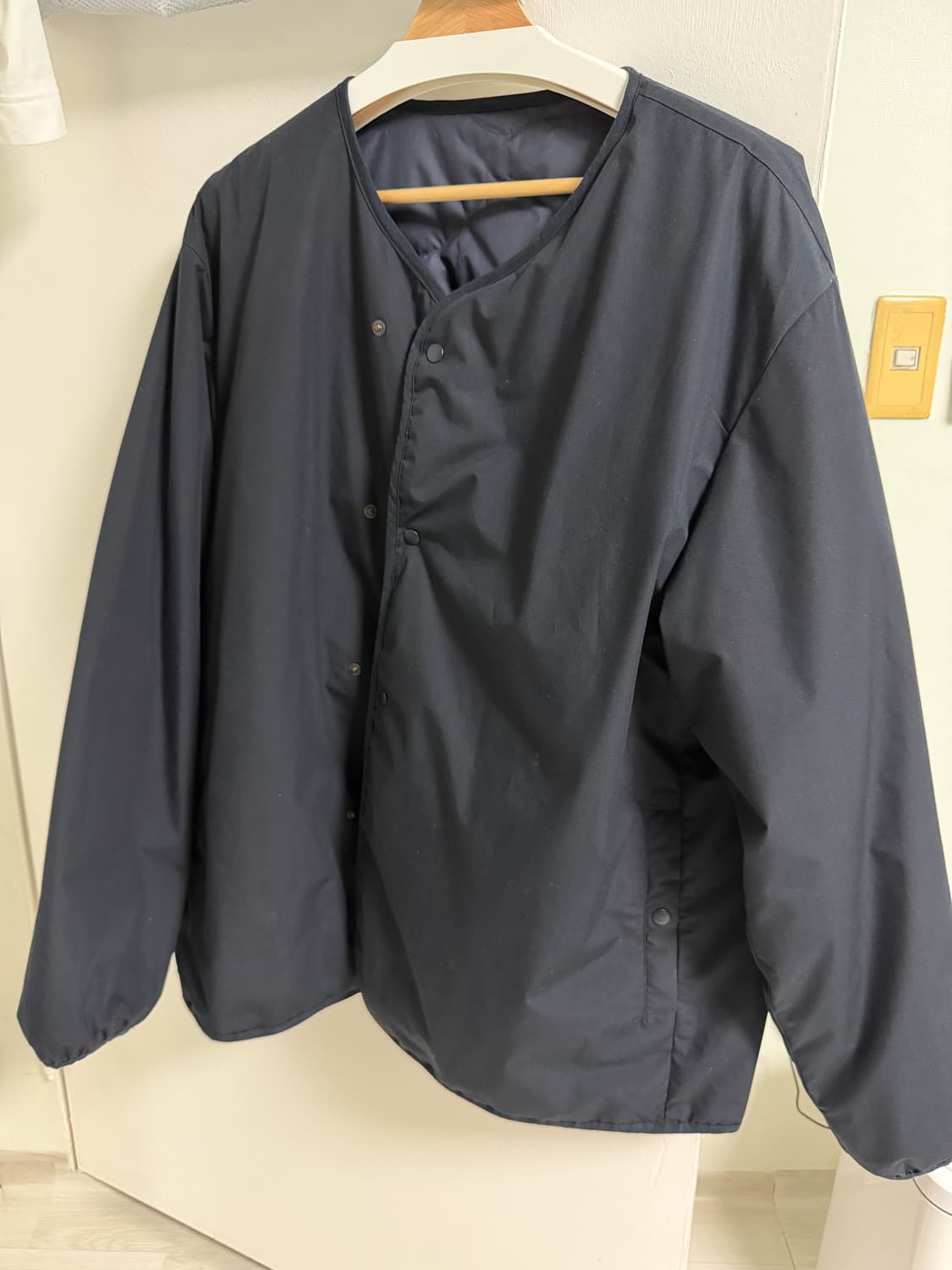 나나미카 리버시블 다운 가디건 네이비 상품이미지1