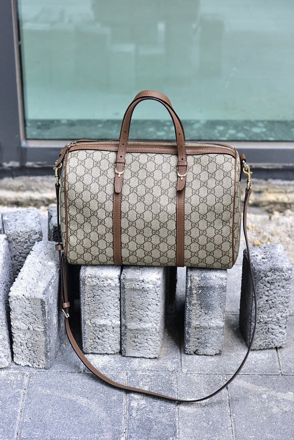 구찌 GG 수프림 보스턴백 (정품) 상품이미지1