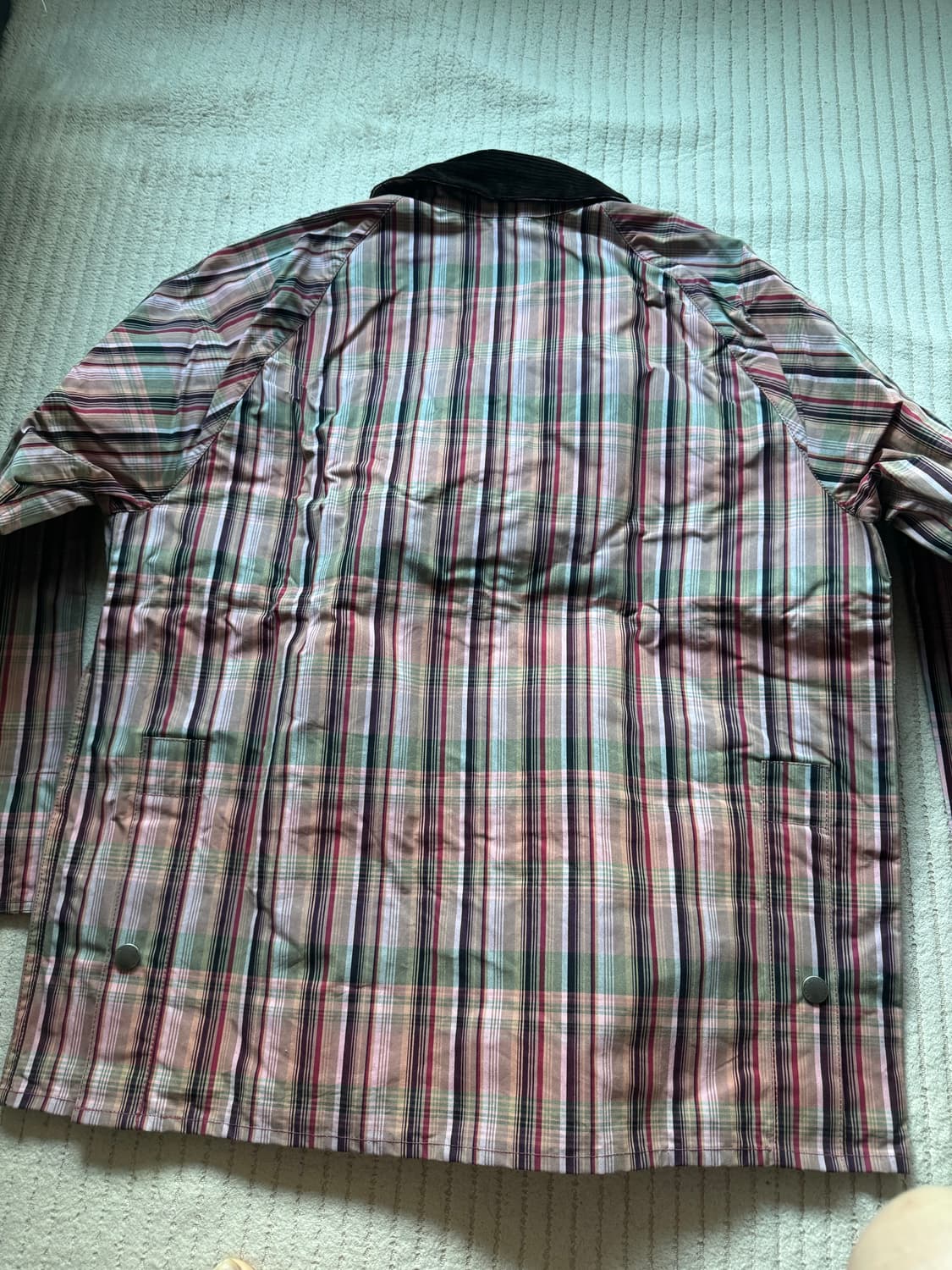 노아x바버 비데일 마드라스자켓 L  상품이미지2