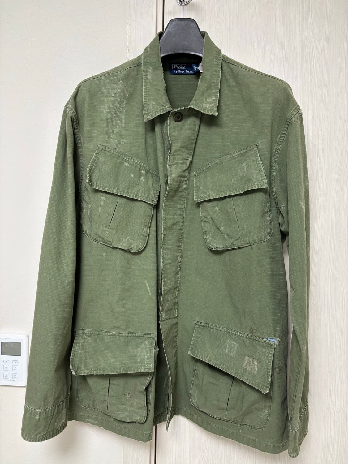 폴로 랄프로렌 디스트레스트 립스탑 정글 퍼티그 자켓(L) 상품이미지2