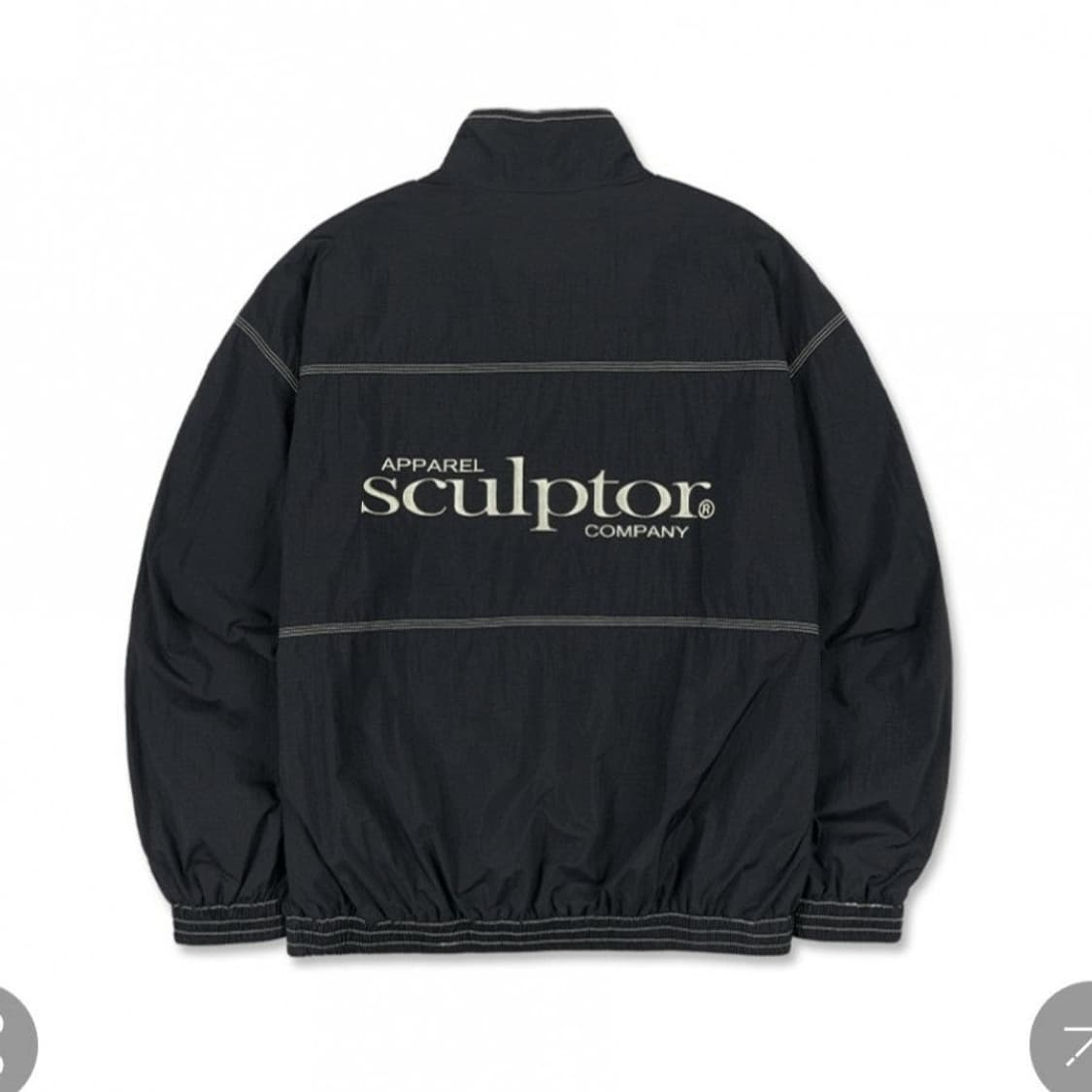 스컬프터 Triple Stitched Windbreaker Black 상품이미지2