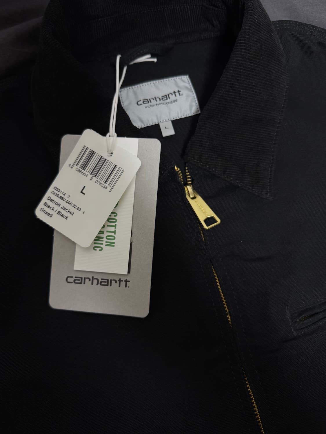 칼하트 WIP 디트로이트 자켓 블랙 상품이미지2