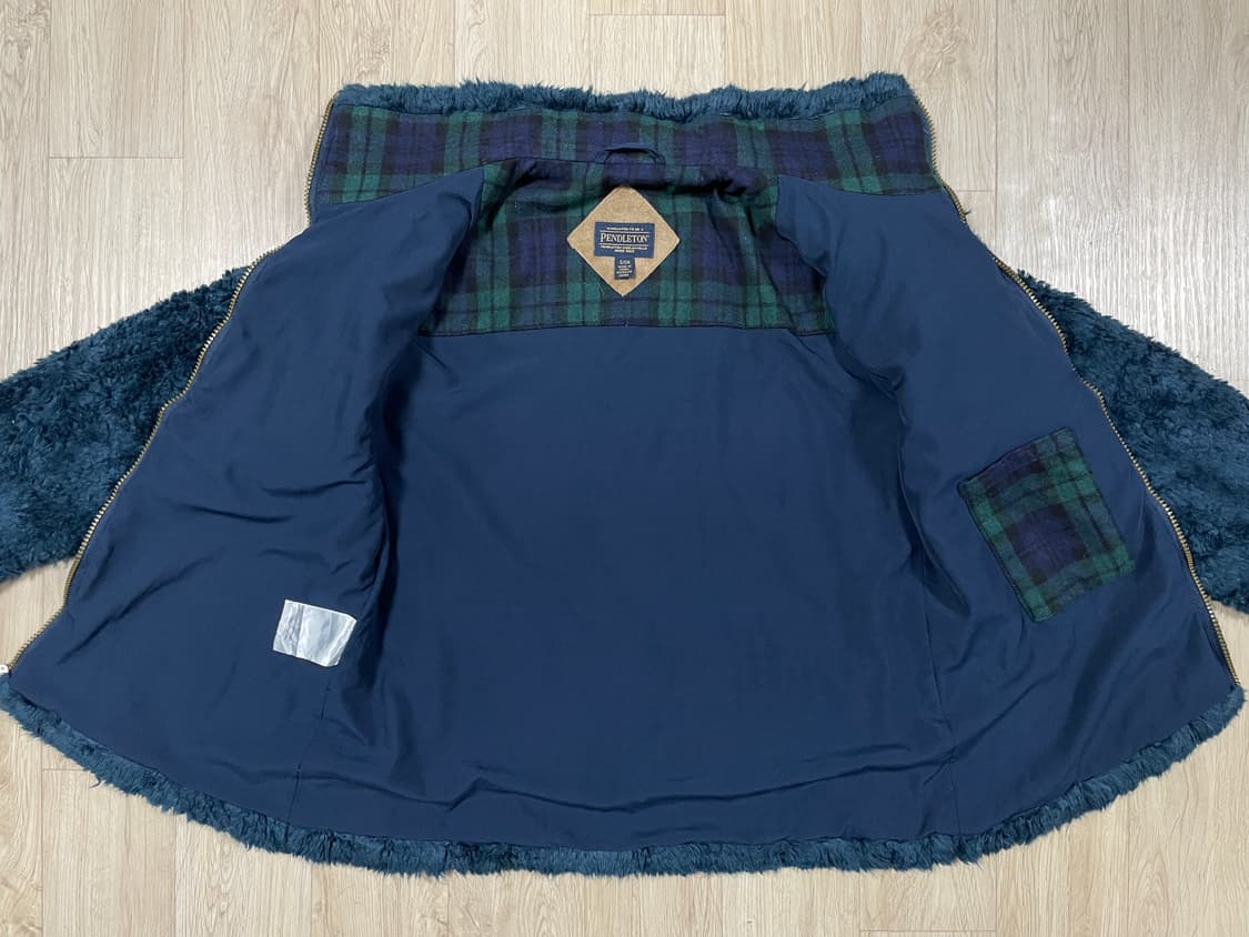 66~77) 펜들턴 여성 벌키후리스 집업자켓(민트급) 상품이미지4