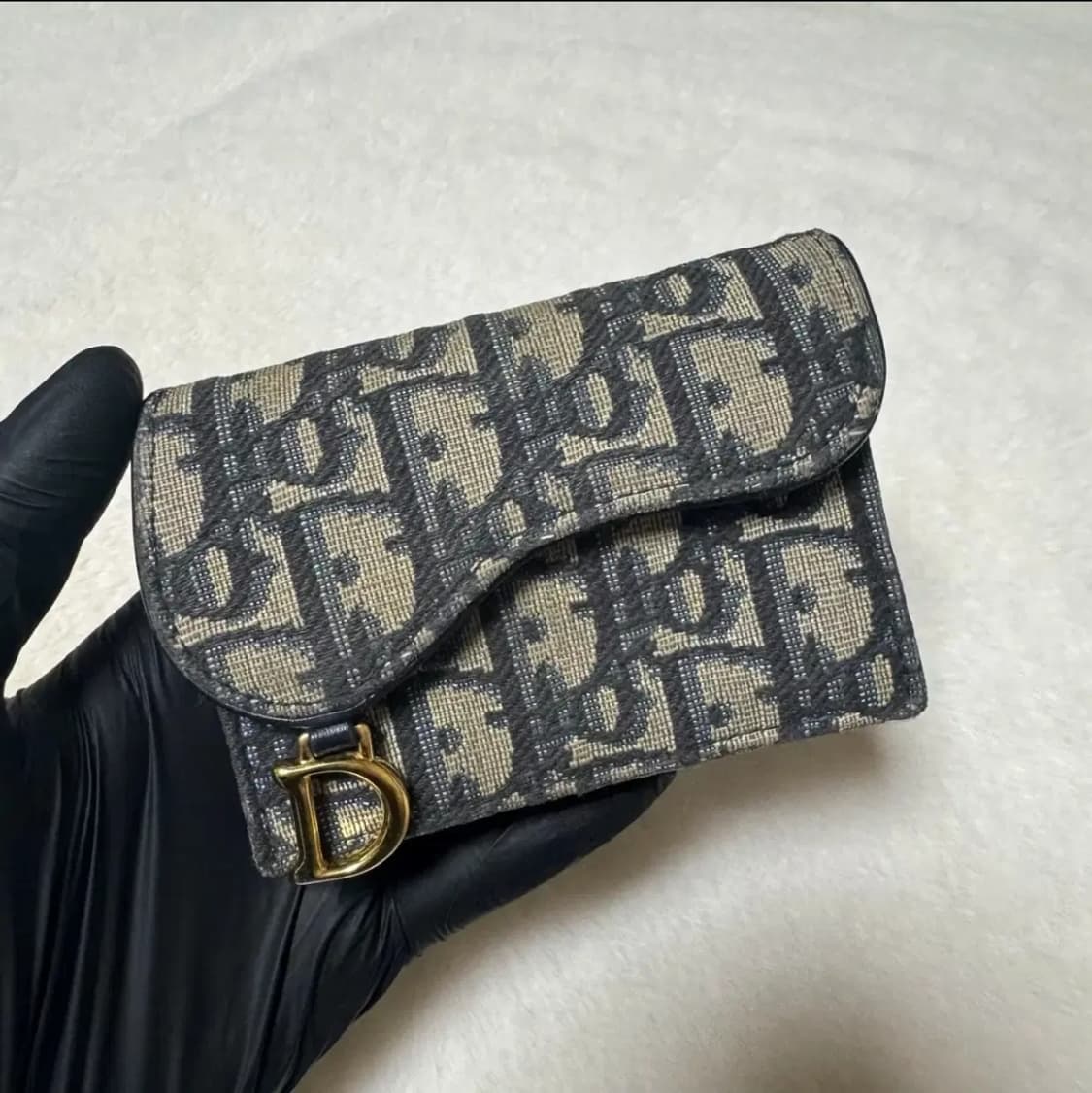 디올 오블리크 새들 카드지갑 상품이미지2