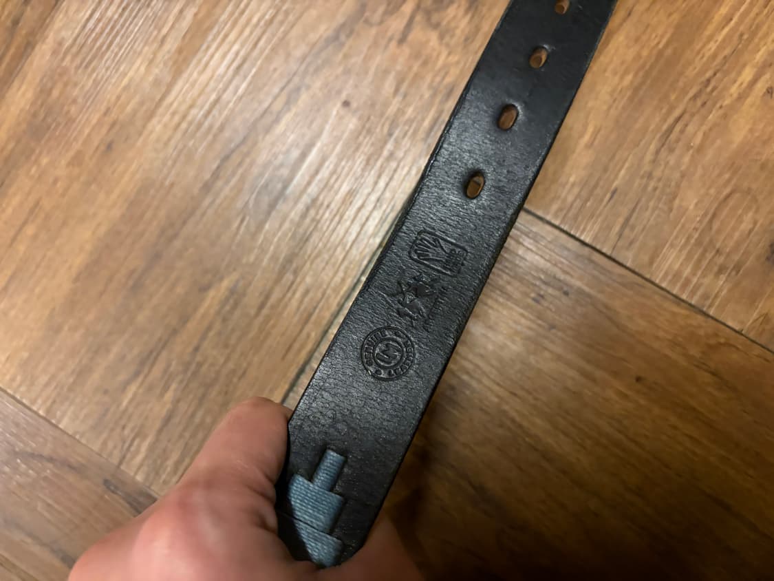 LA MARTINA BLUE FABRIC WOVEN BELT 상품이미지4