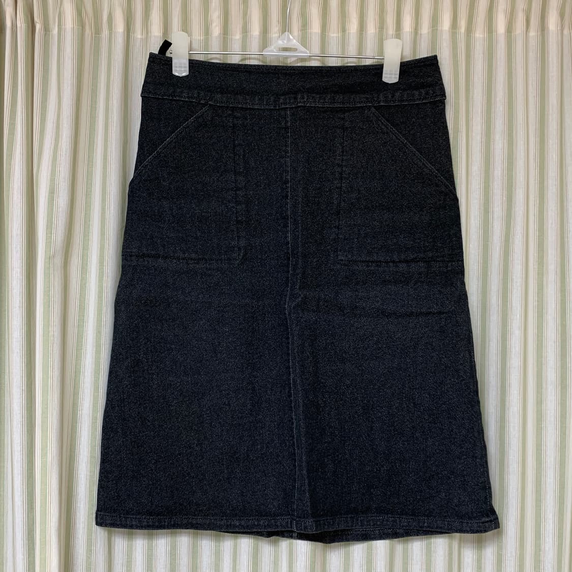 빈티지 데님 미디스커트 상품이미지2