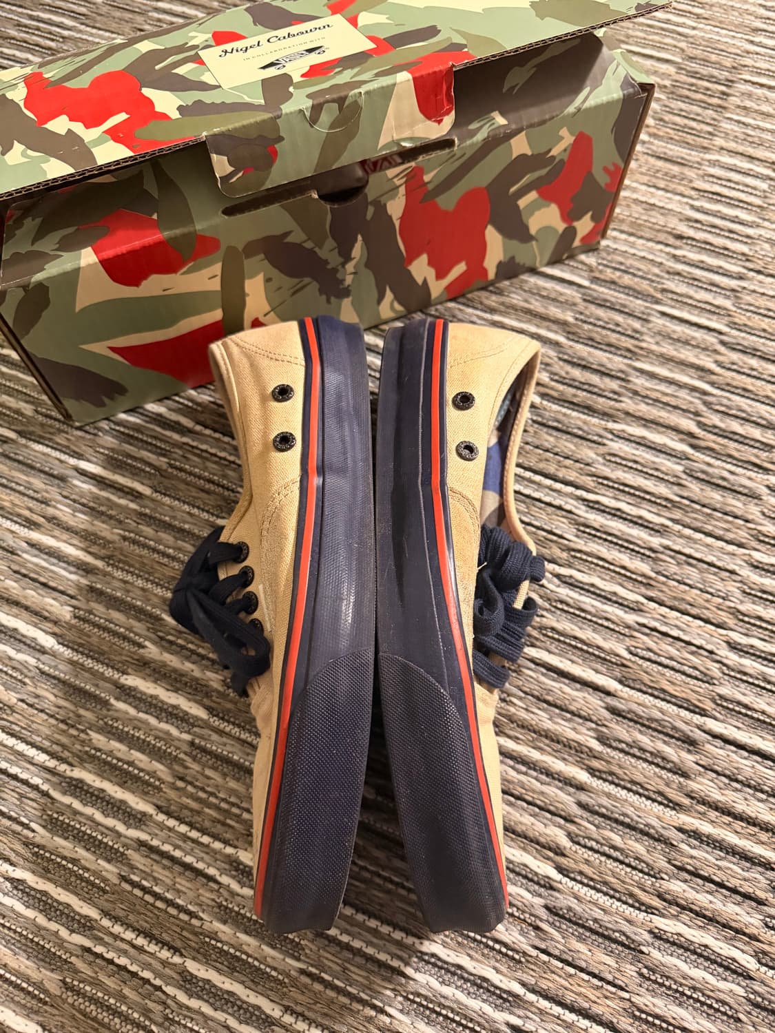 [290] 나이젤카본 반스 어센틱 화이트 네이비 상품이미지4