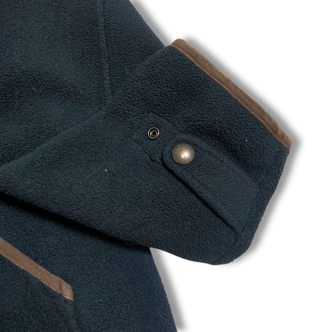 [XL~2XL] 폴로 스웨이드 트리밍 플리스 집업 자켓 상품이미지4