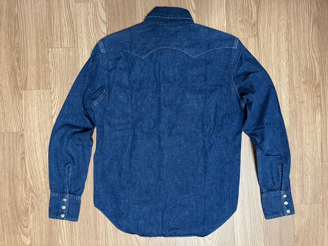 오어슬로우 OrSlow 데님 웨스턴 셔츠 Sz.1 상품이미지2