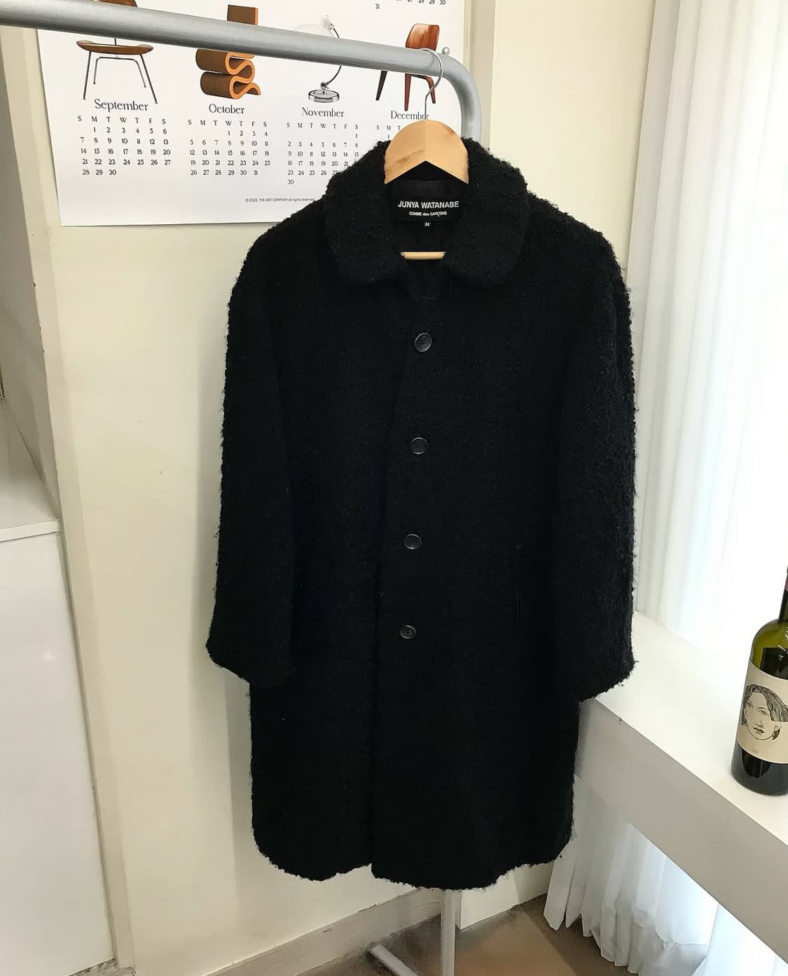 준야와타나베 울 부클 코트 상품이미지1