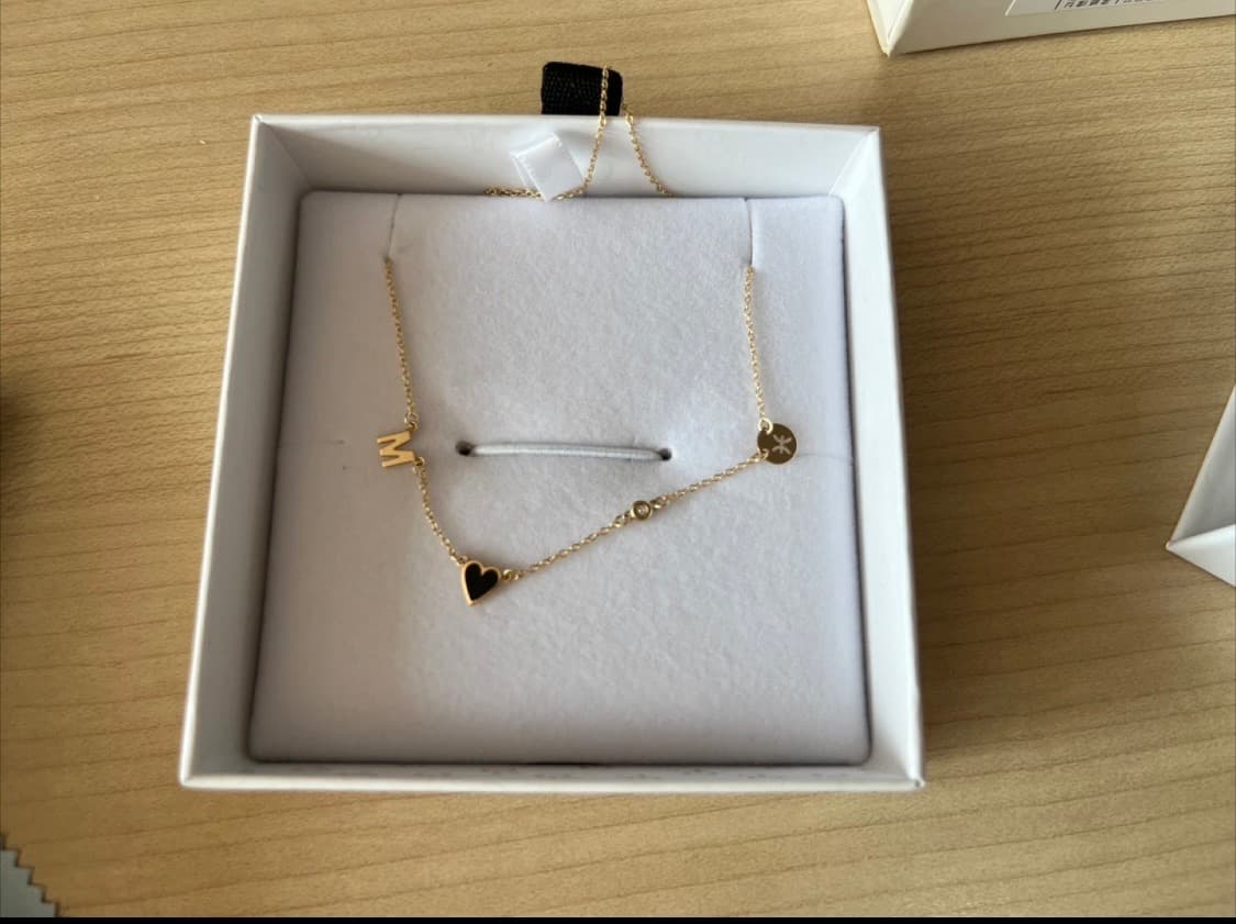 oak and luna 14k 이니셜 목걸이 상품이미지5