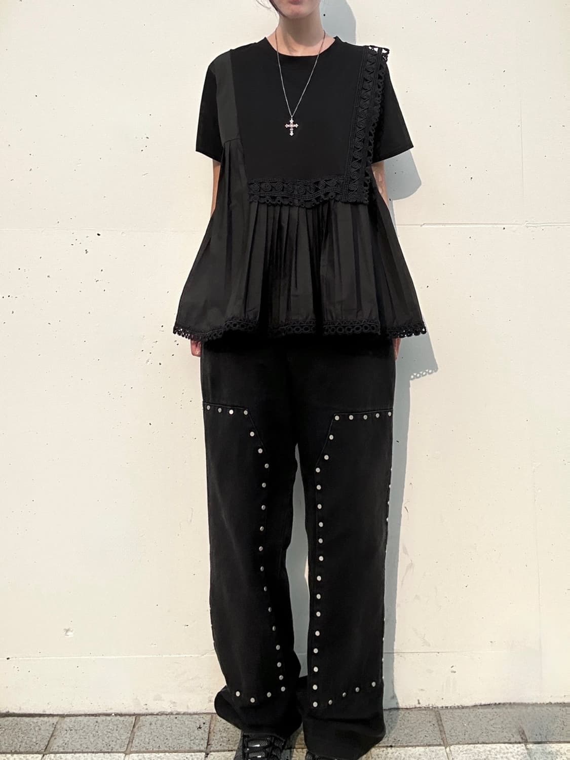 ESSENA play embroidery pleats top  상품이미지5