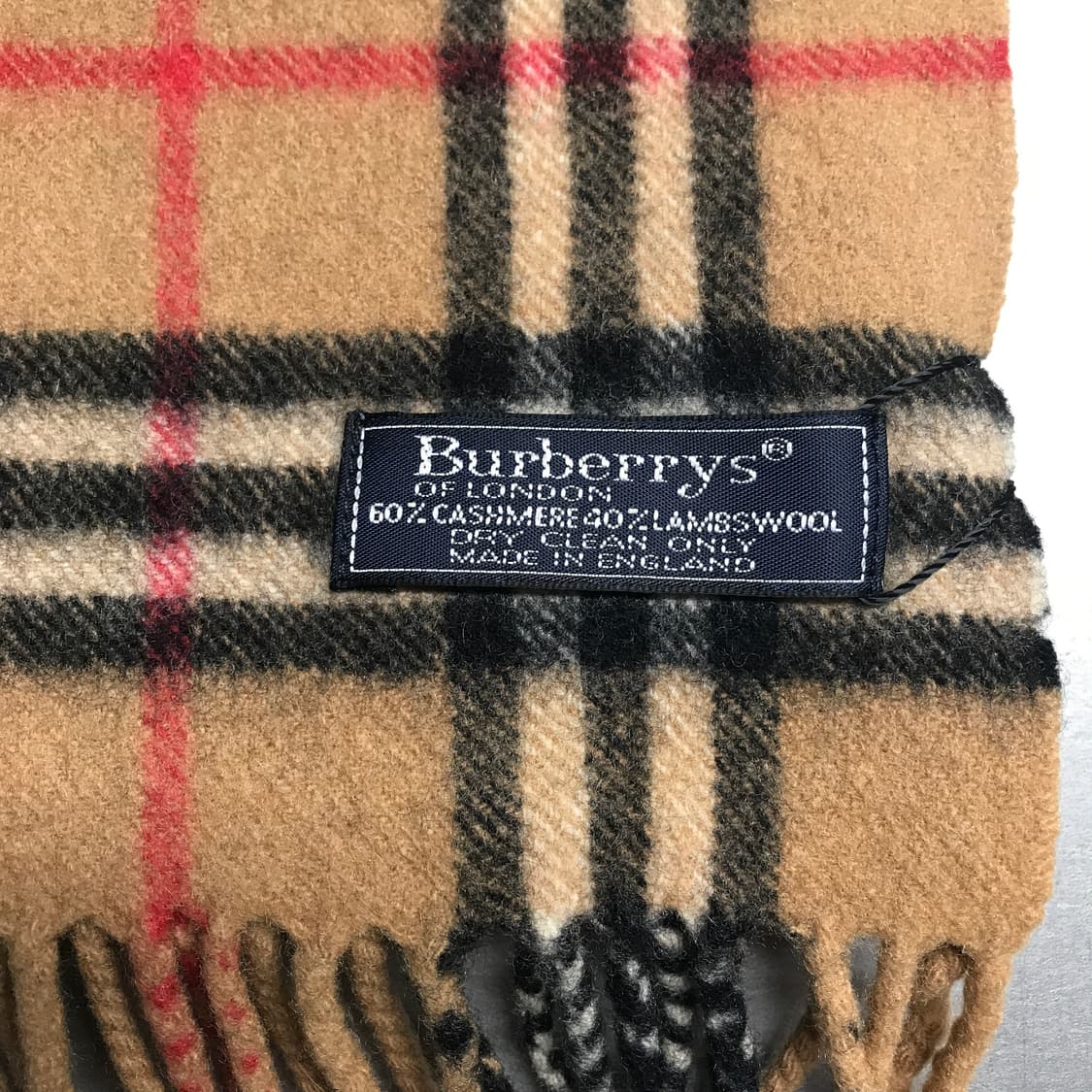 버버리 정품 캐시미어/램스울 머플러 베이지 상품이미지4