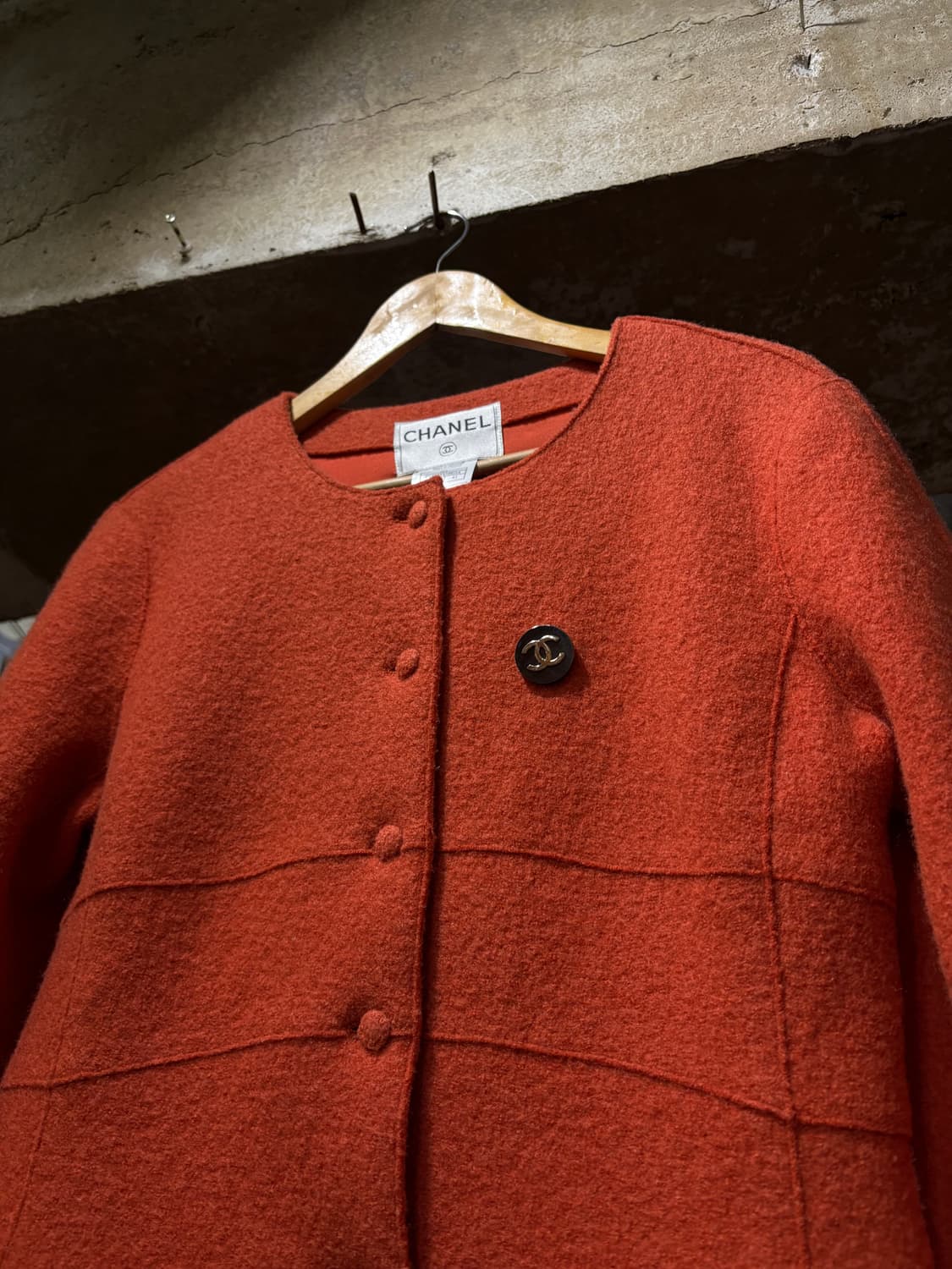 1999 Chanel 샤넬 울 포인트 컬러 자켓 42 상품이미지6