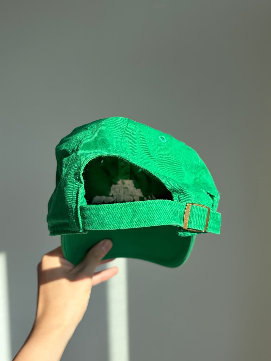 빈티지 워싱 그린 볼캡 야구모자  상품이미지4