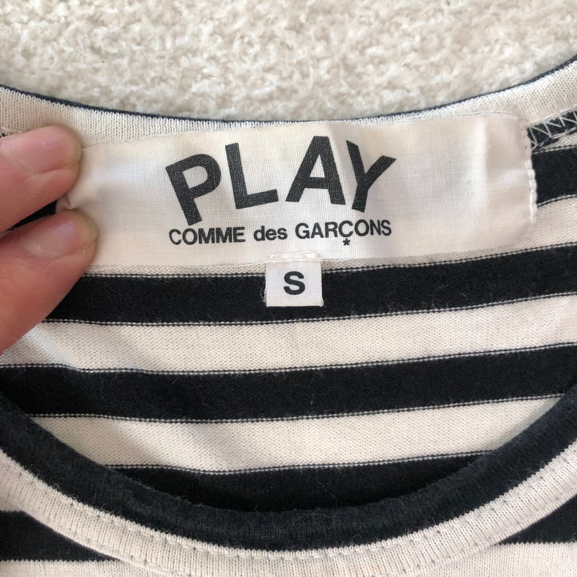 꼼데가르송 스트라이프 롱슬리브 상품이미지4