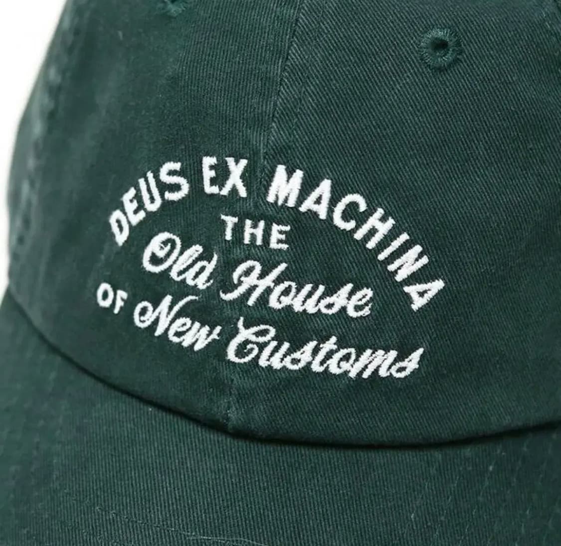 [새상품] 데우스 CLASSIC DAD CAP OLD HOUSE 워크그린 상품이미지3