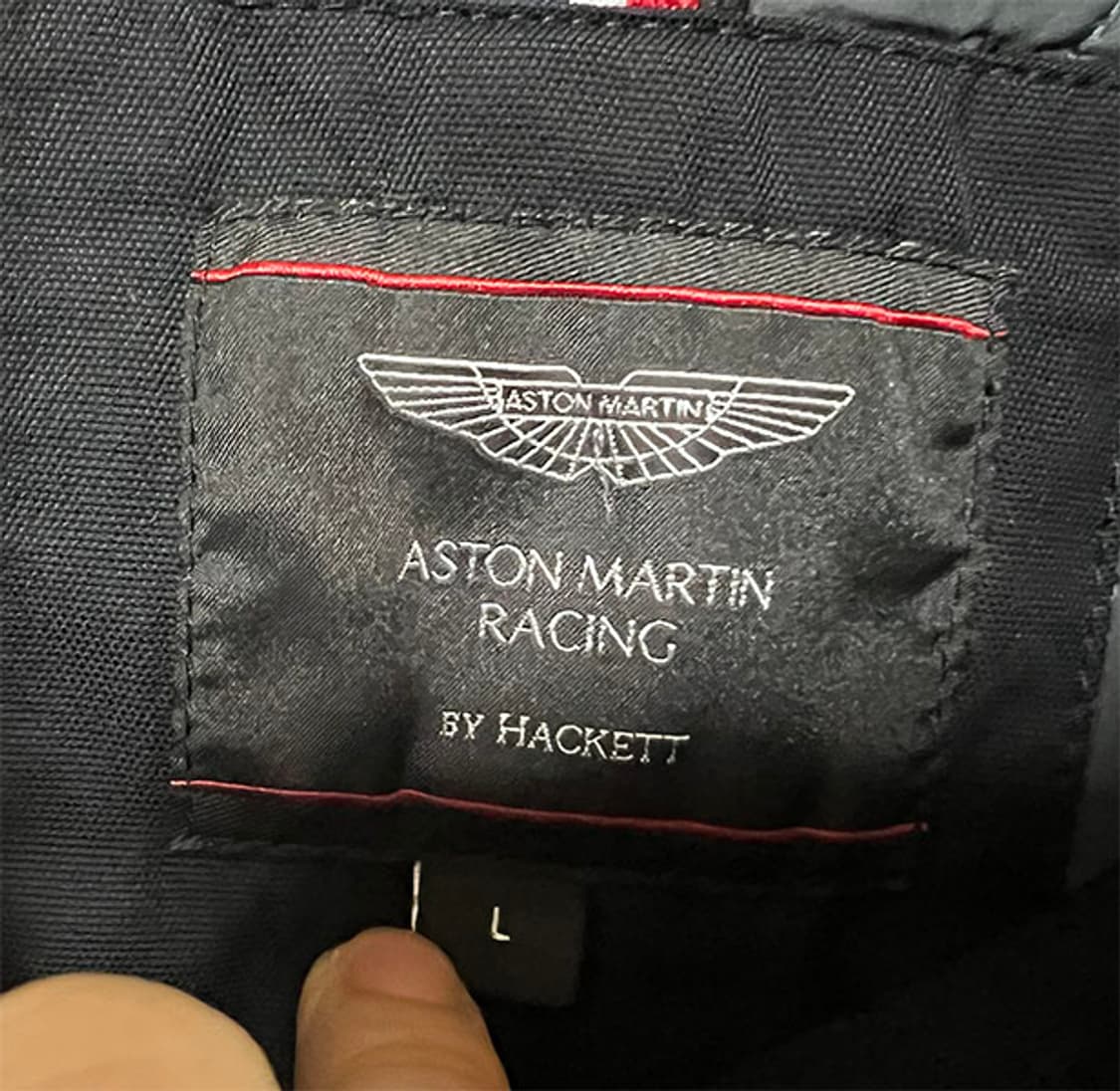애스턴마틴 바이 해켓 남자 레이싱자켓 블랙 누빔 추동 L 100-105 상품이미지4