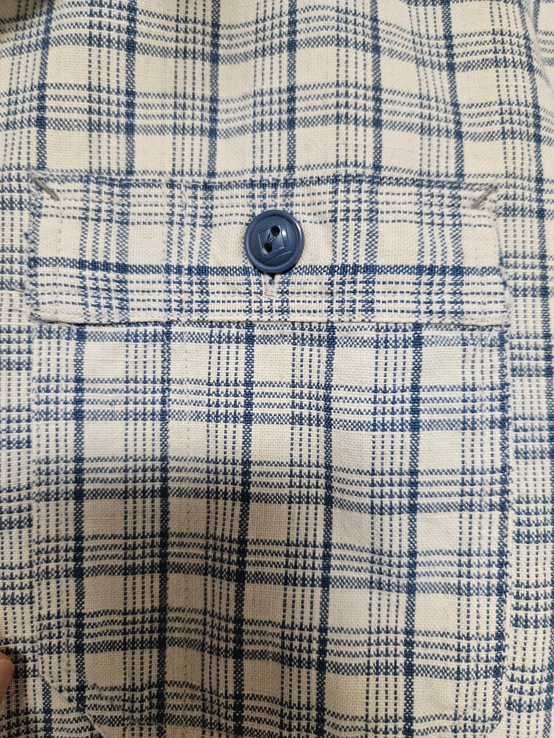 rrl 더블알엘 블루 체크 알래스카 워크 셔츠 상품이미지6