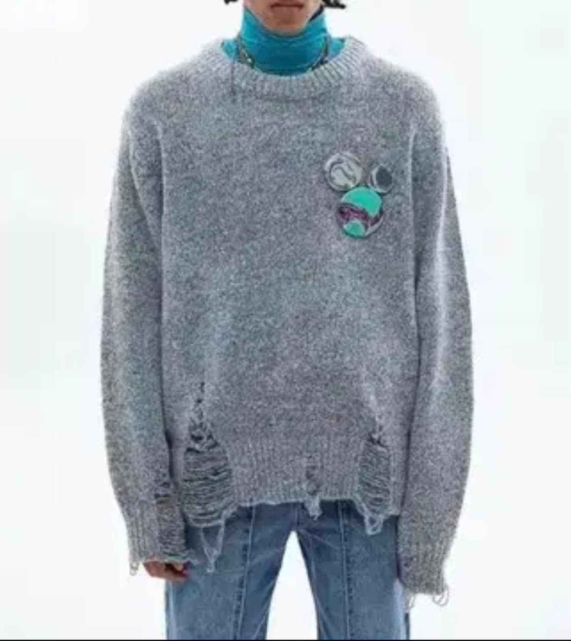 앤더슨벨 데미지 스웨터 M 상품이미지1