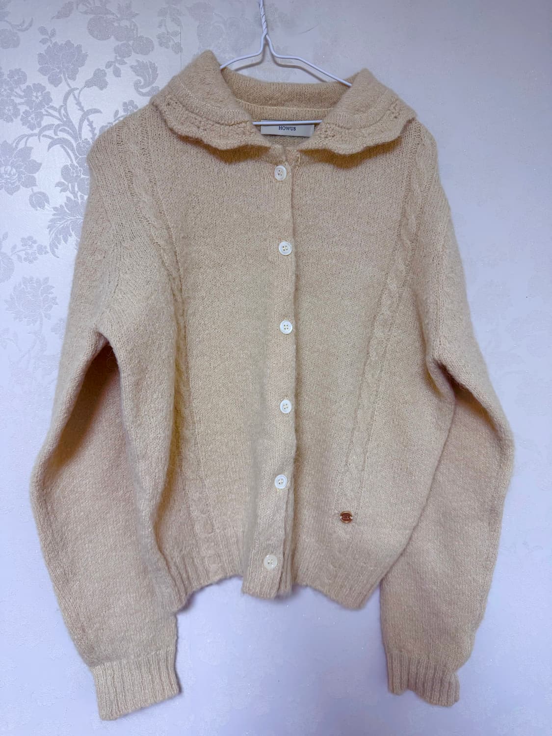 호와스 알파카 가디건 상품이미지5