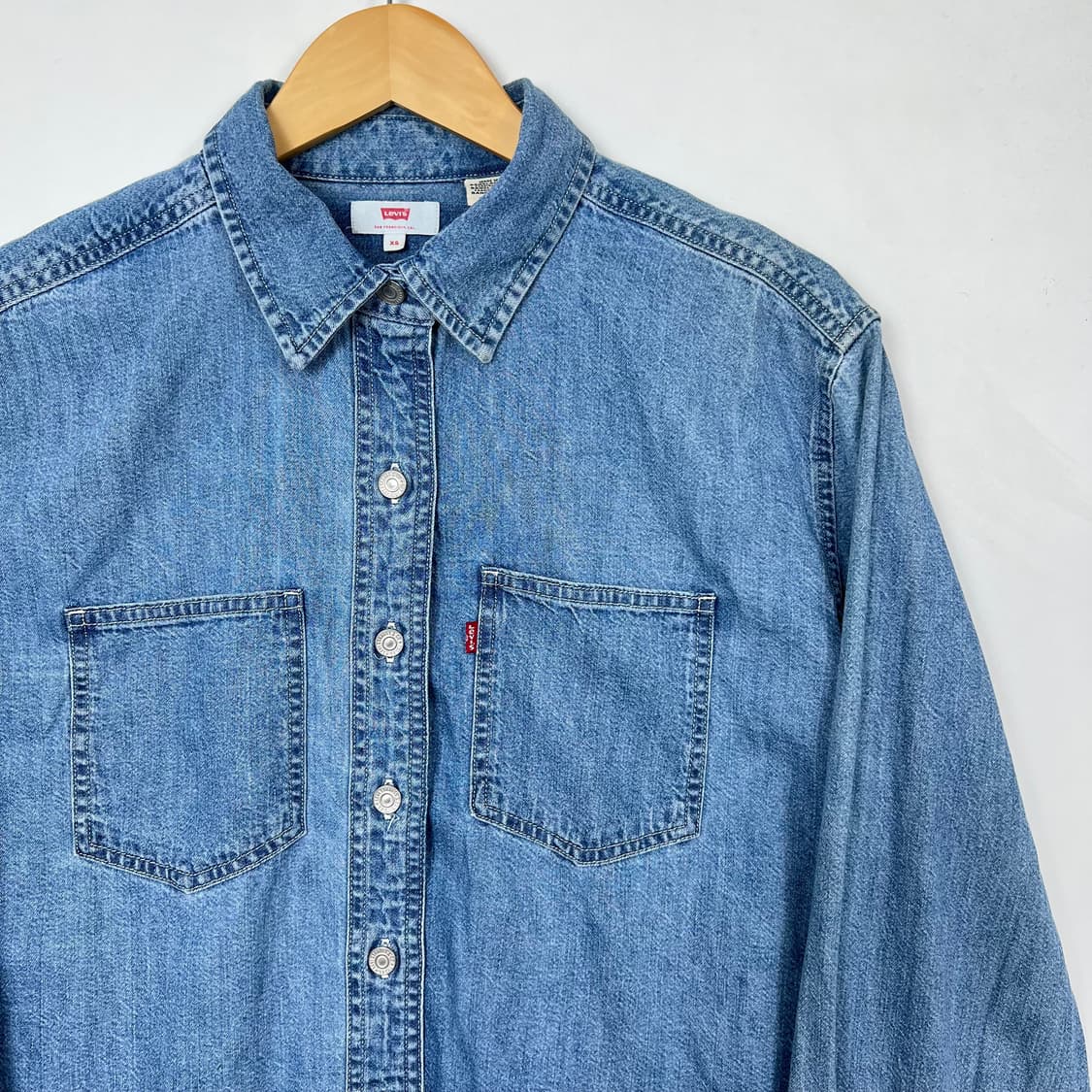 Levis 리바이스 투 포켓 데님 셔츠 상품이미지2