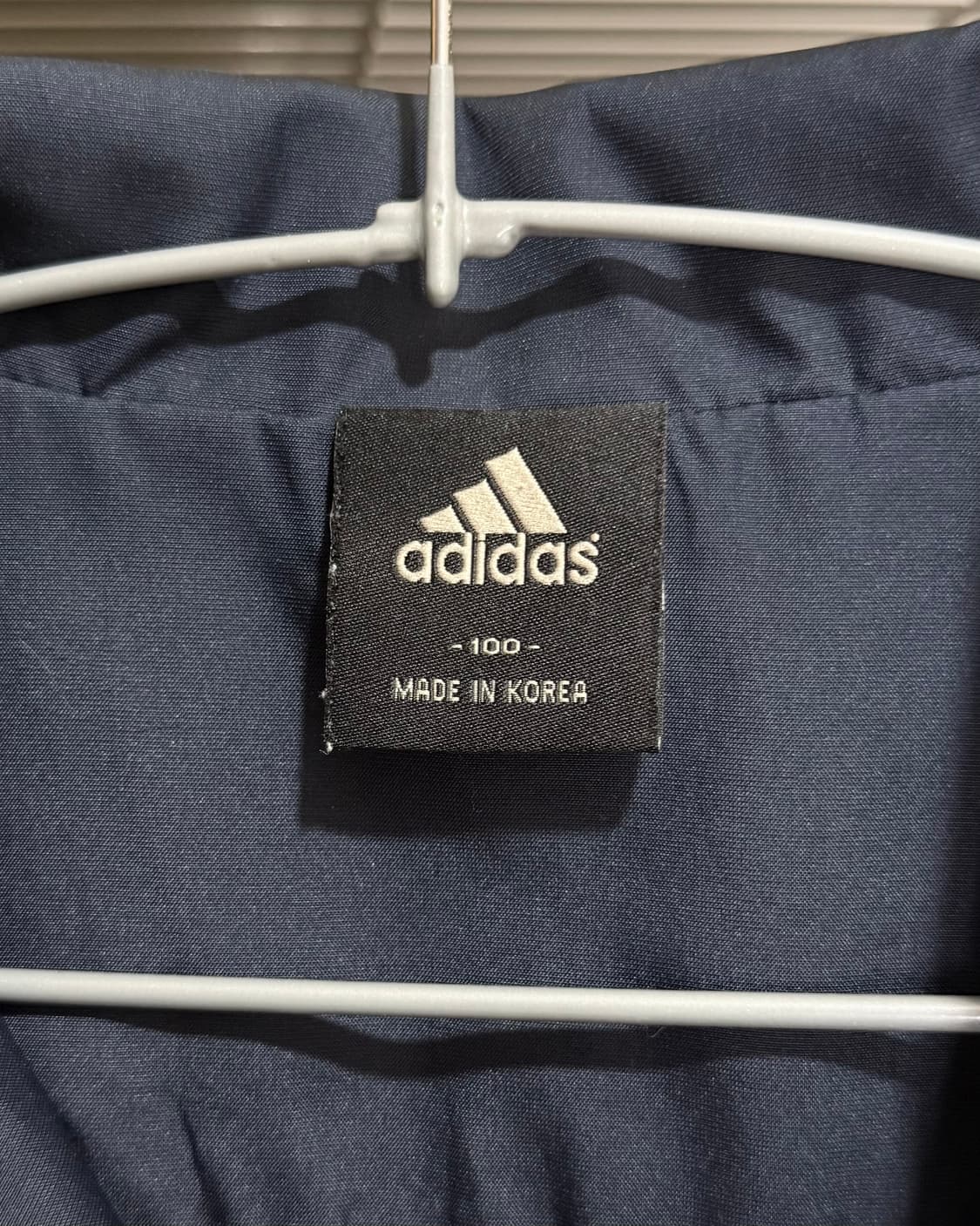 아디다스 네이비 & 블루 오버핏 바람막이 상품이미지7