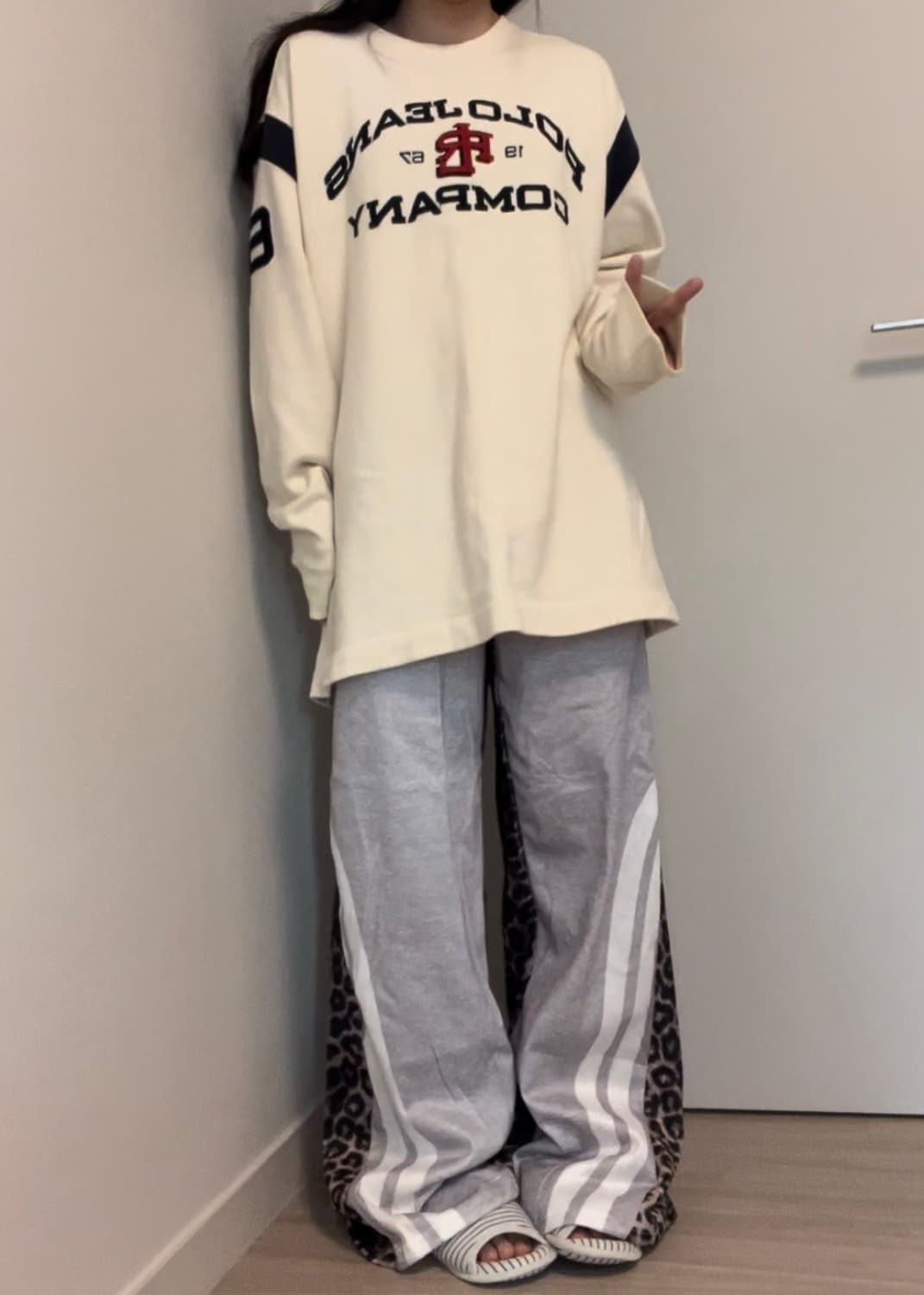 POLO varsity loose-fit long sleeve 상품이미지6