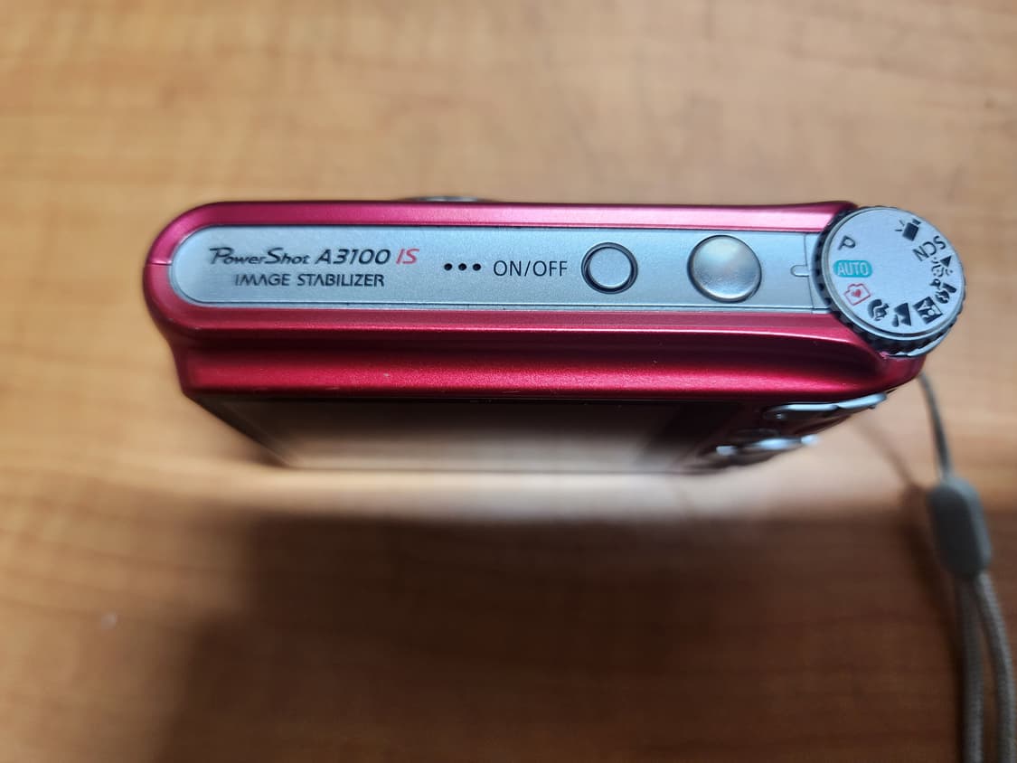 캐논 파워샷 a3100 is 레드 색상 디카 판매합니다 상품이미지3