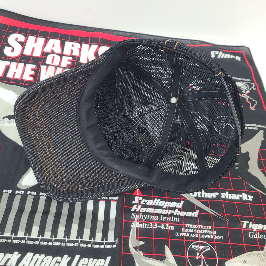 본더치 빈티지 올드 Y2K 데님 트러커캡 메쉬캡 스냅백 모자 볼캡 상품이미지9