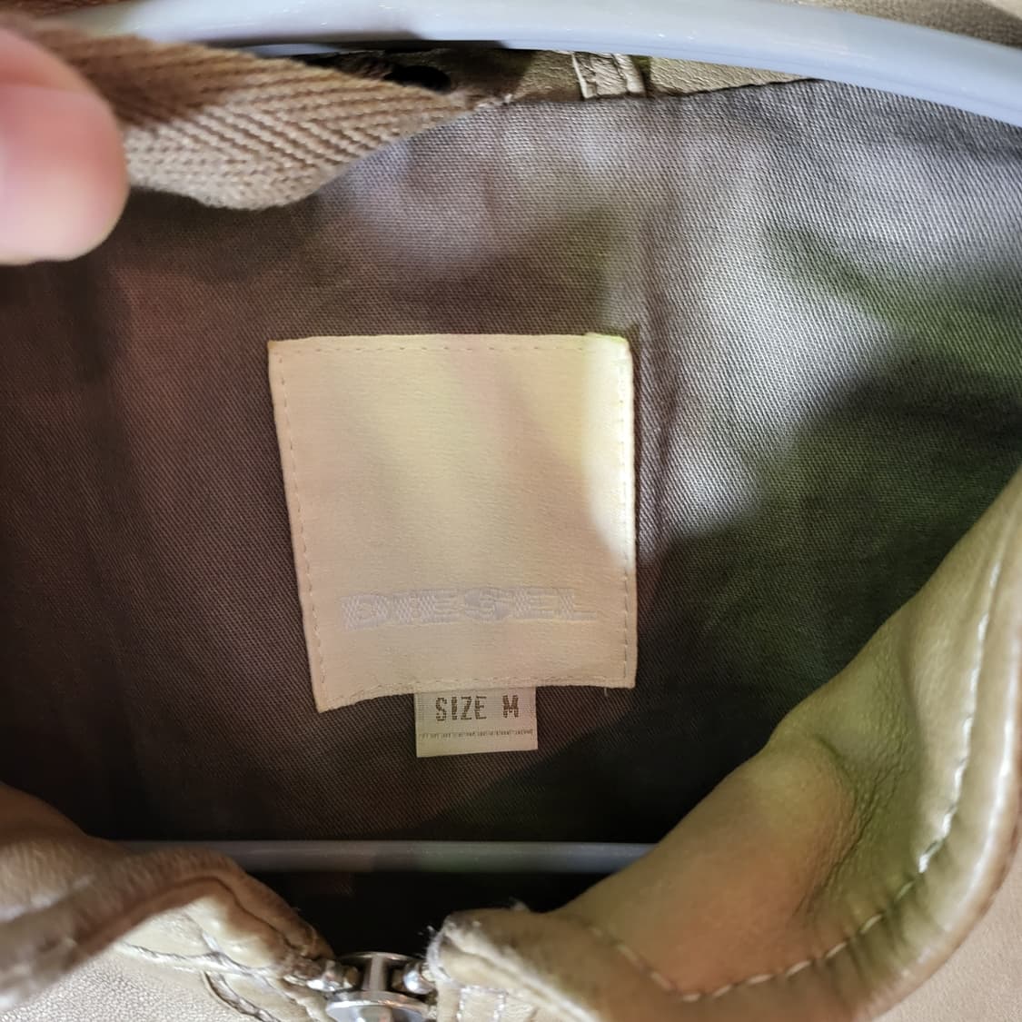 디젤 레더 바이커 자켓 (M) 상품이미지5