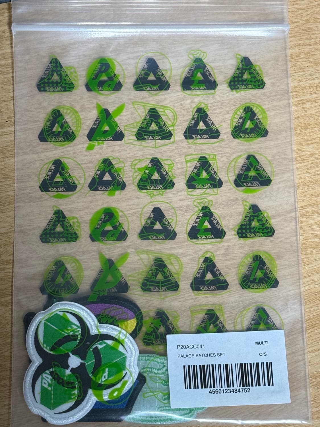 Palace 21 fw 팔라스 패치 세트 상품이미지2