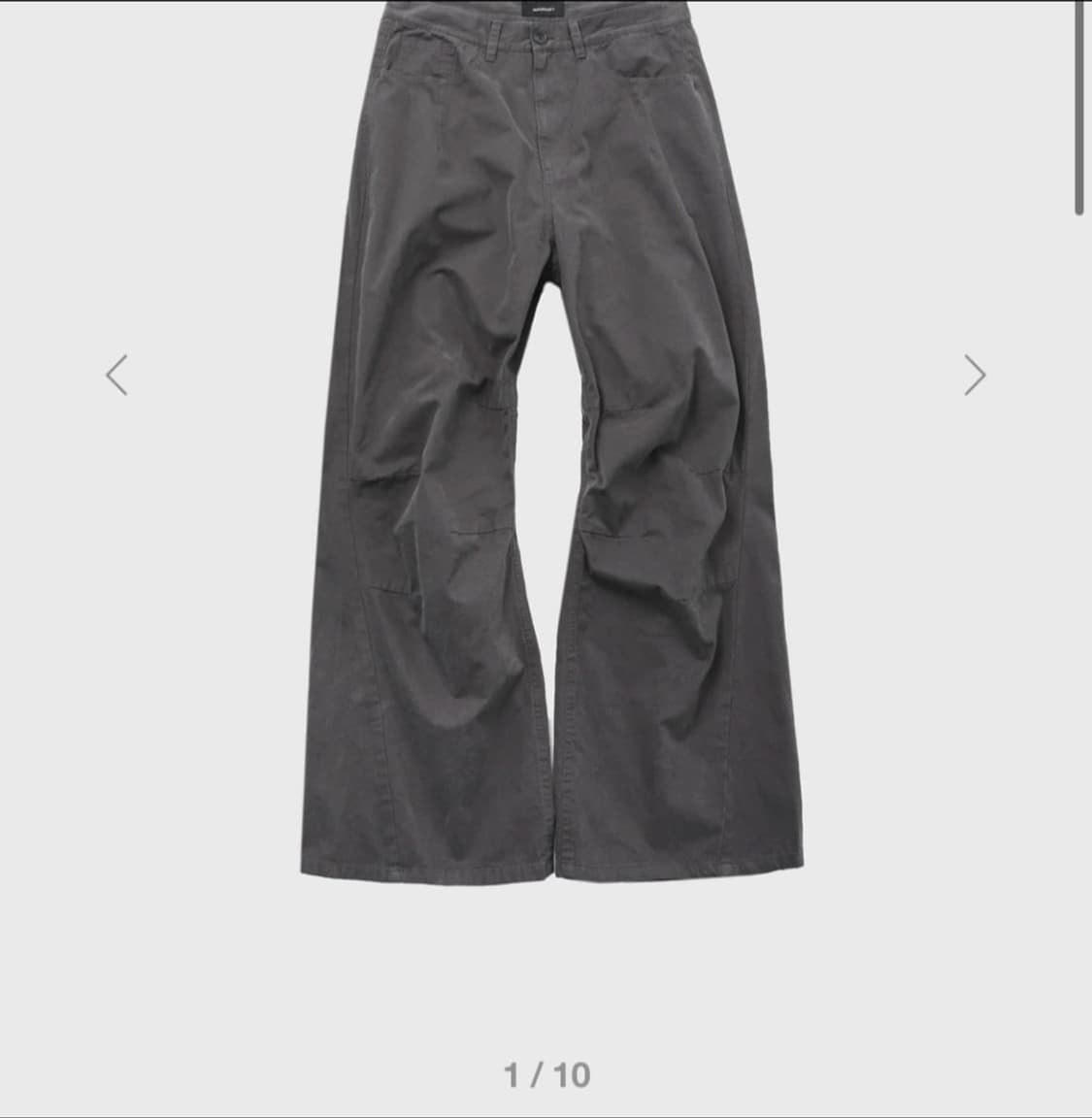 999humanity av플리츠 팬츠 상품이미지2