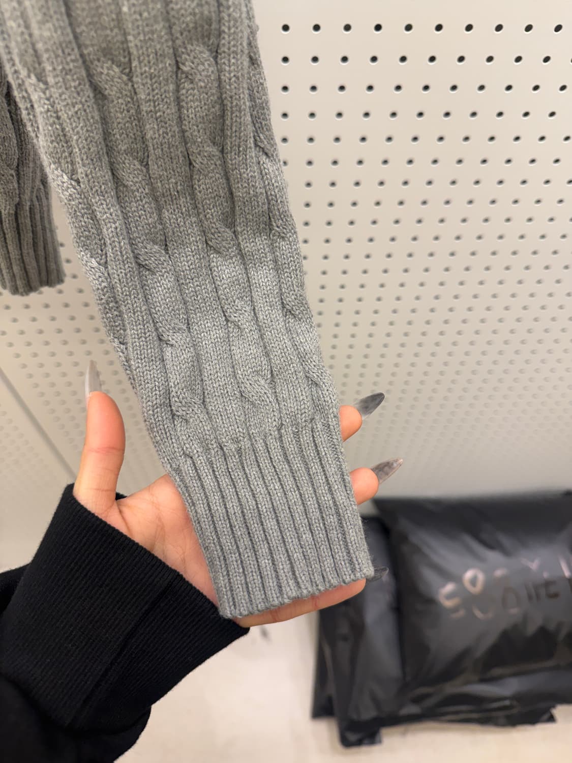 폴로 랄프로렌 케이블 니트 그레이 U813 상품이미지4