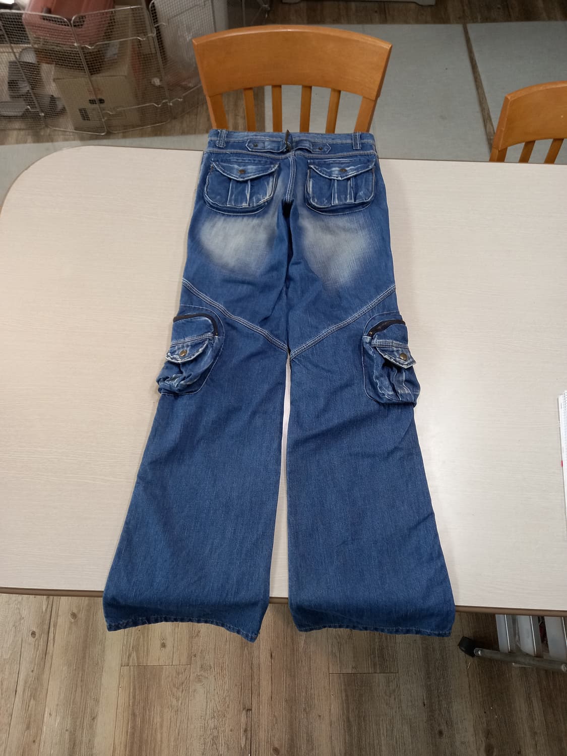 27 KOREA 포켓 카고 플레어 데님 27-618 상품이미지2