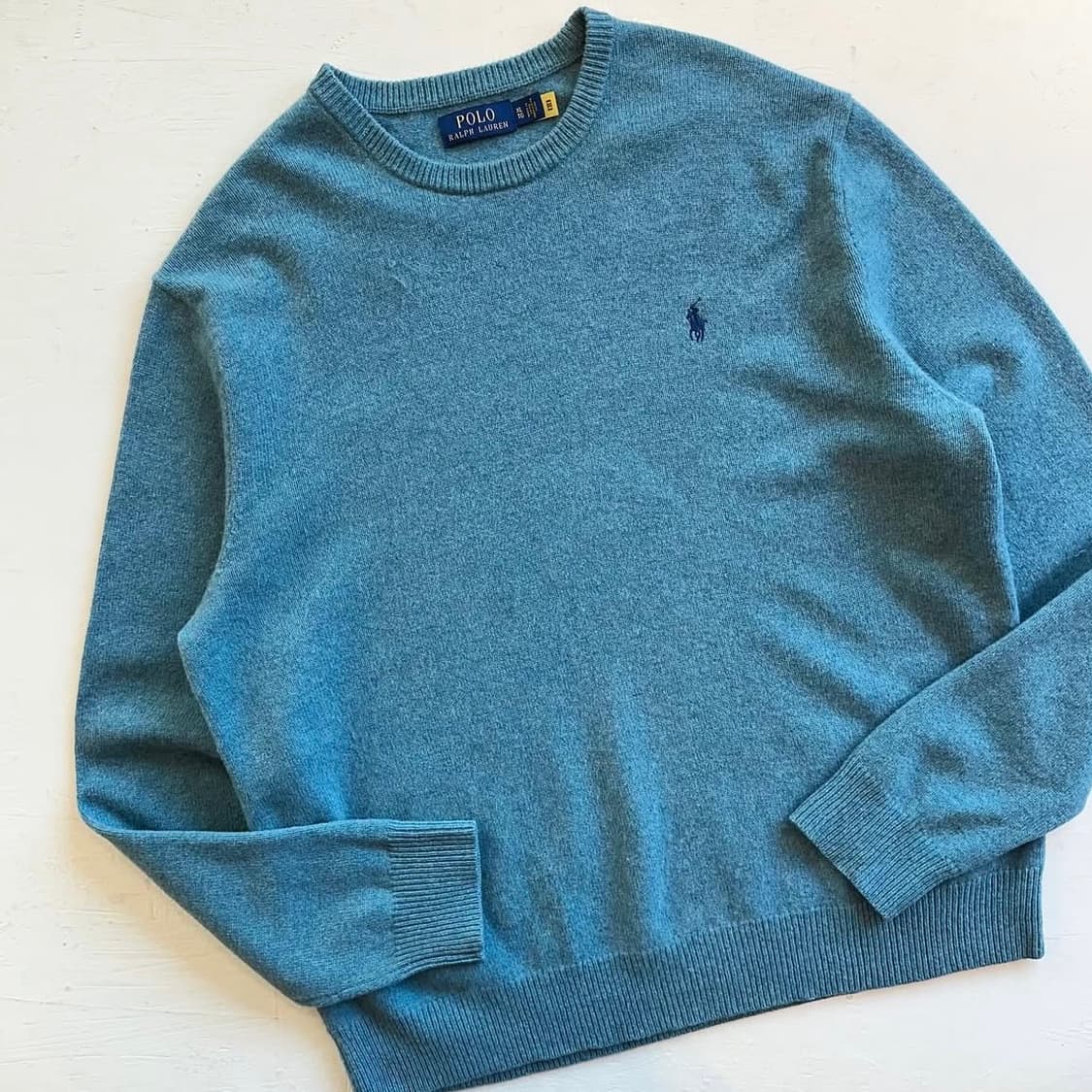 폴로랄프로렌 스카이블루 울 스웨터 상품이미지2