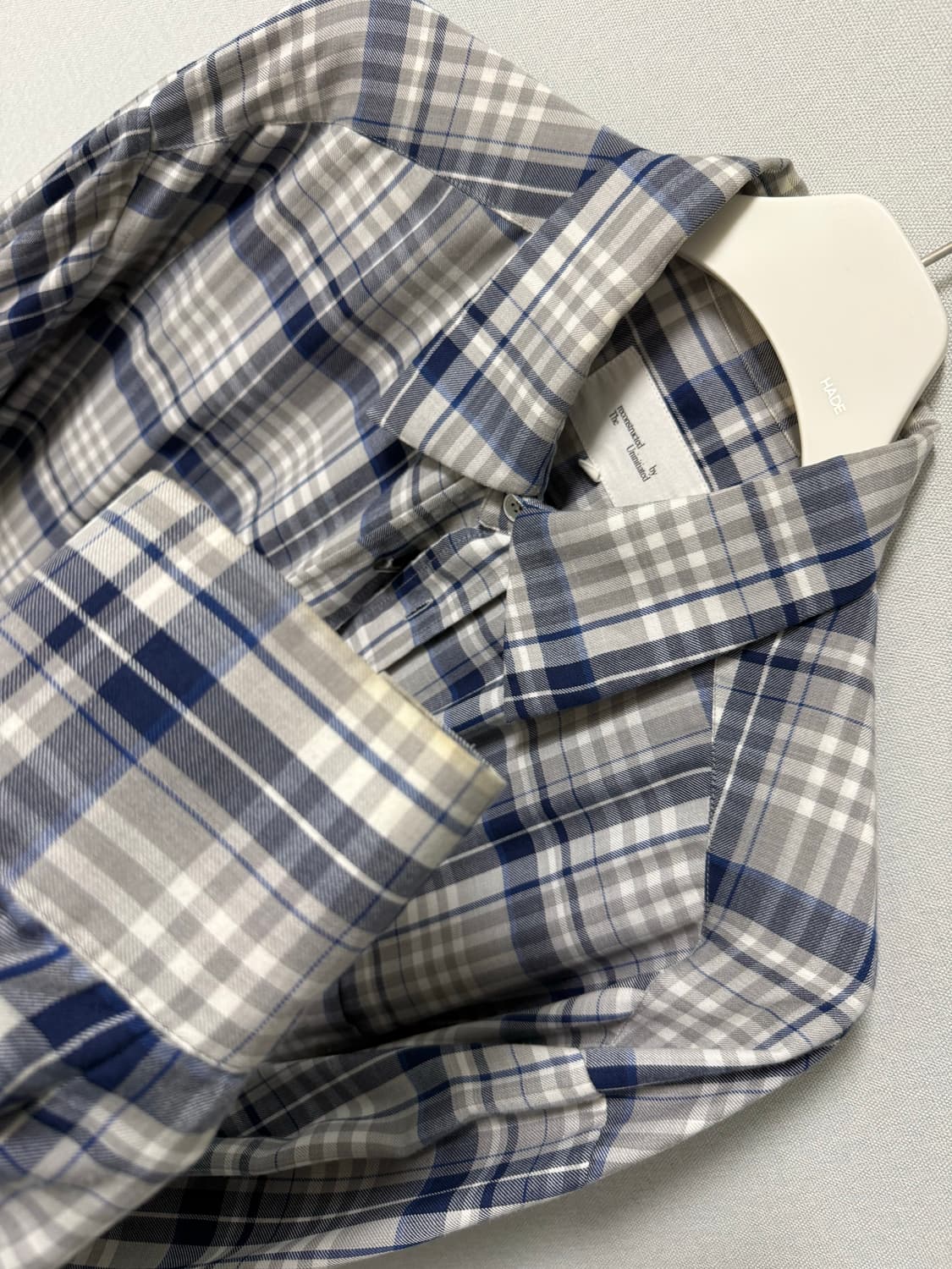 [2] rbu 체크셔츠 그레이 2size 상품이미지5