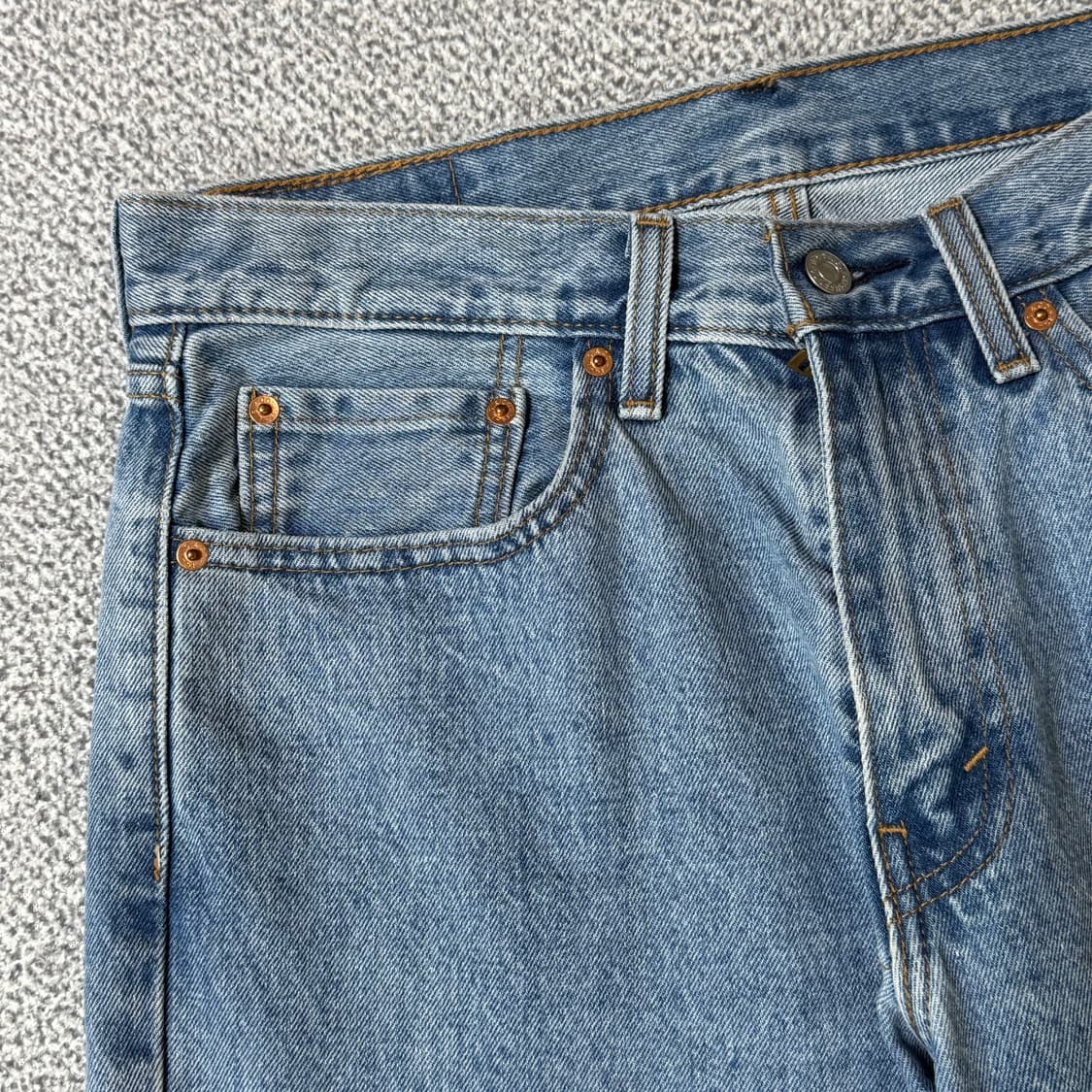 리바이스 505 연청 데님 32 상품이미지4