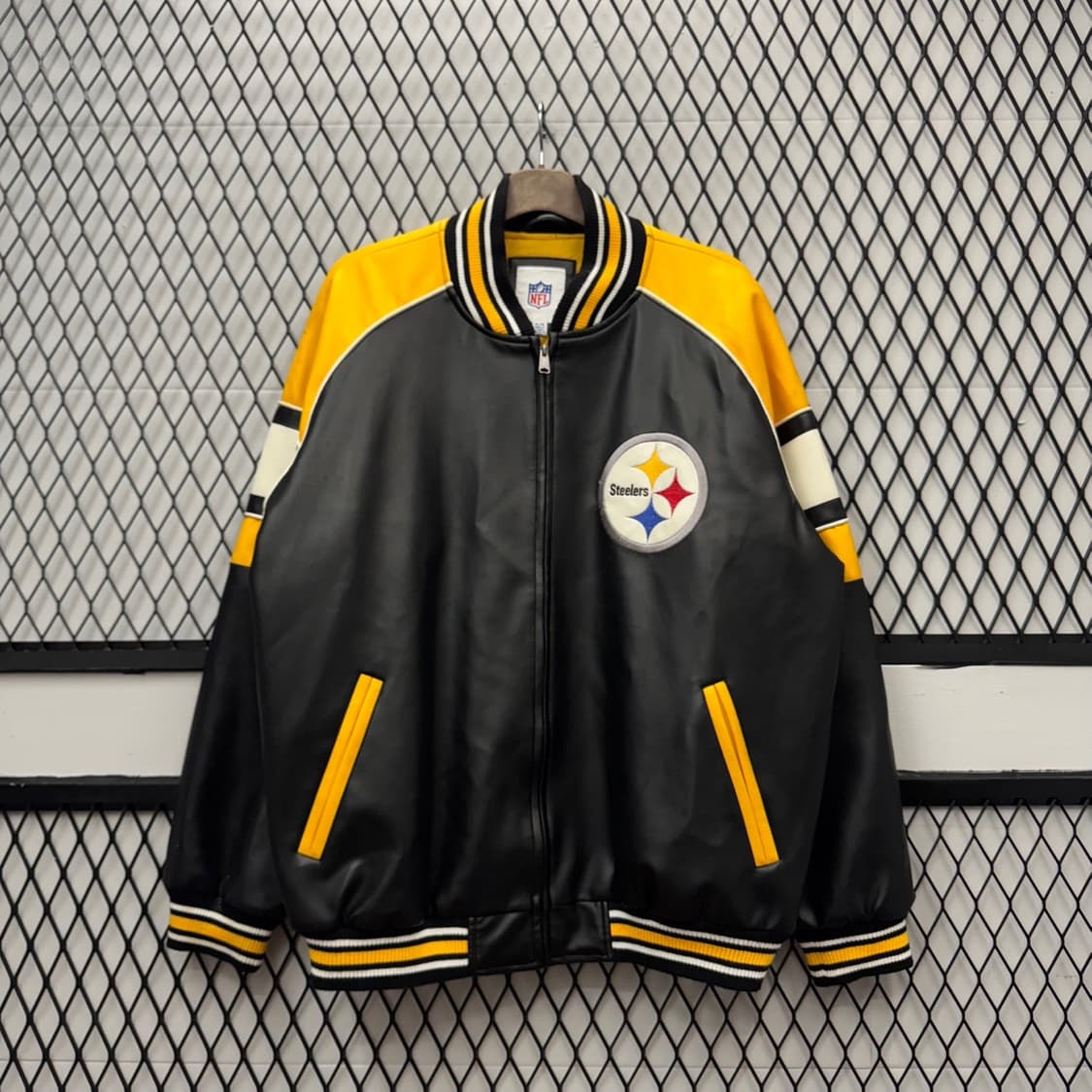 00s NFL X STEELERS G-lll 바시티 자켓 옐로  상품이미지2