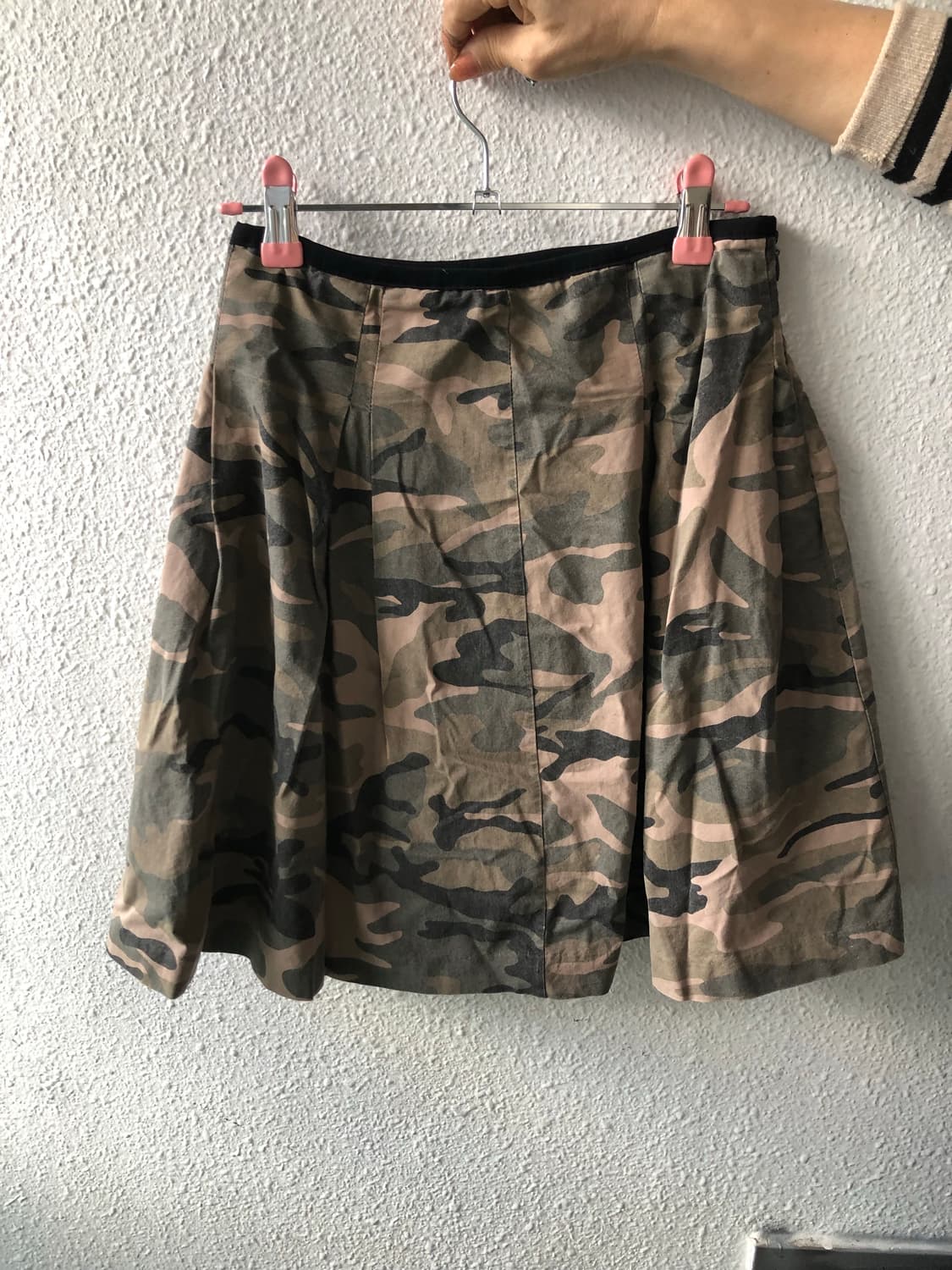 카모 밀리터리 미디스커트 상품이미지1