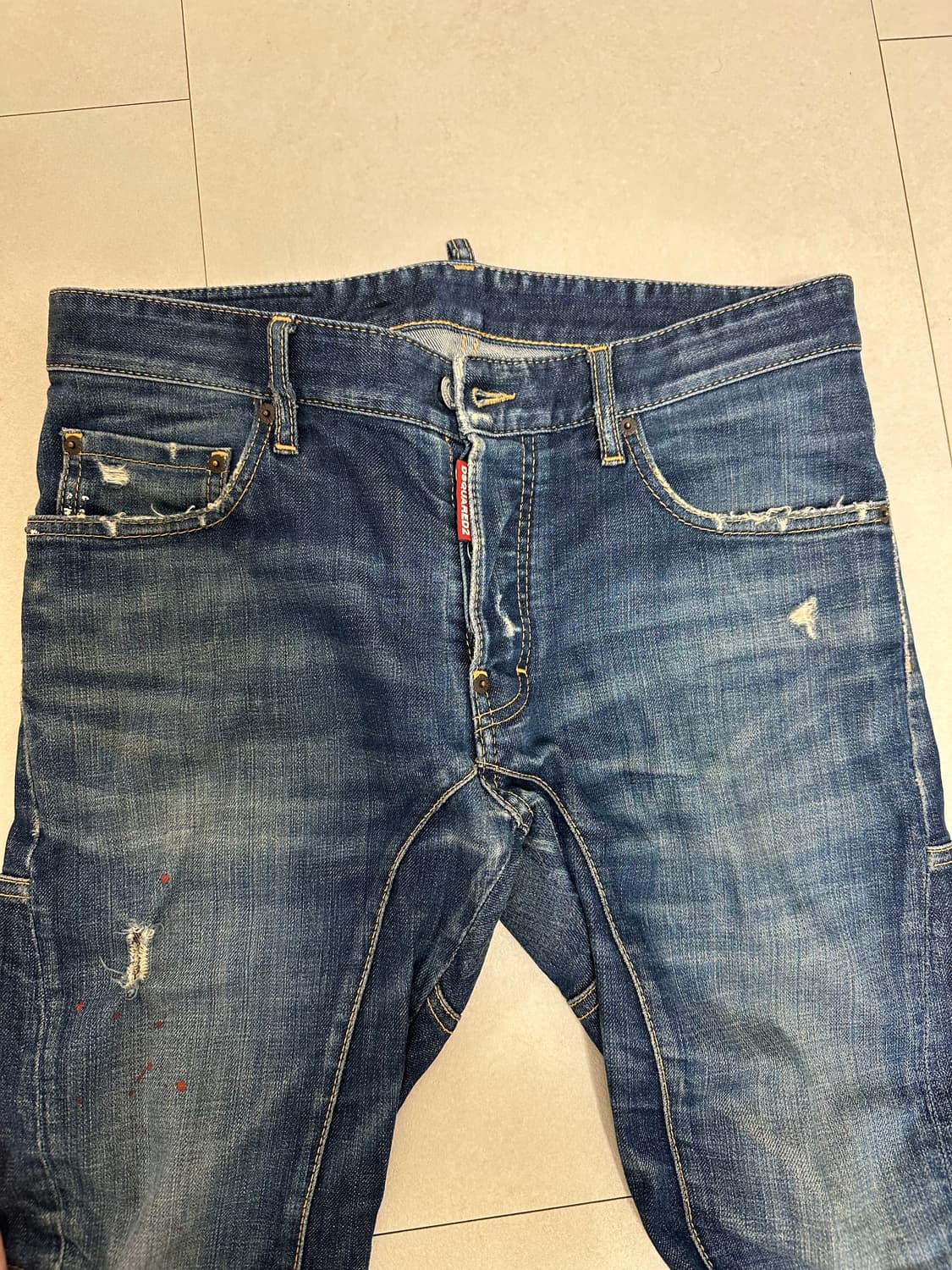 디스퀘어드2 중청 데님 청바지 상품이미지2