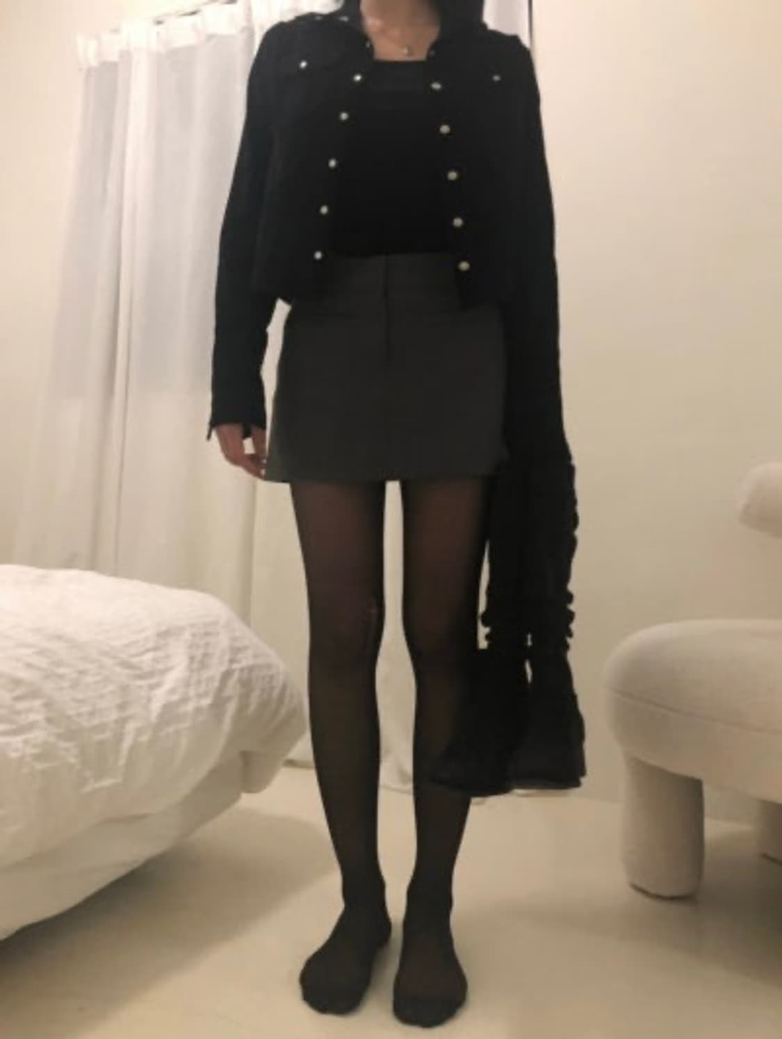 <새상품>애즈온 제니스 코듀로이 셔츠 차콜 상품이미지3