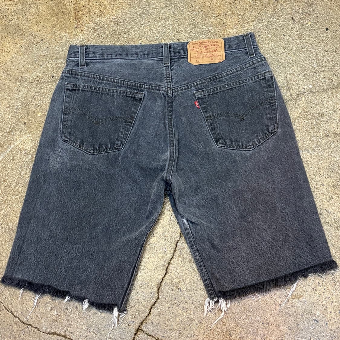 90s Made in USA 빈티지 리바이스 501 블랙진 청반바지 상품이미지6