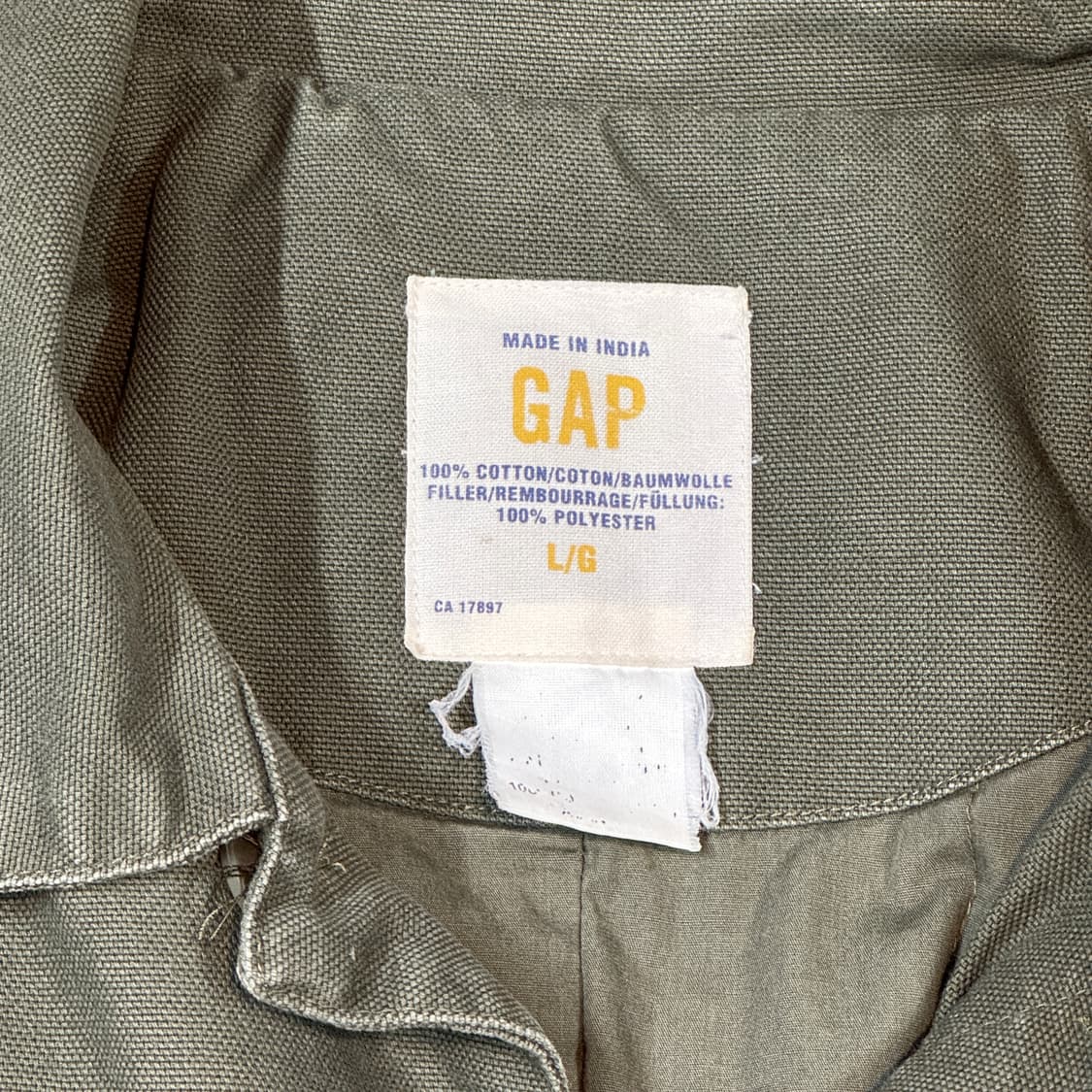 L) GAP 갭 올리브 밀리터리 야상 자켓 상품이미지7