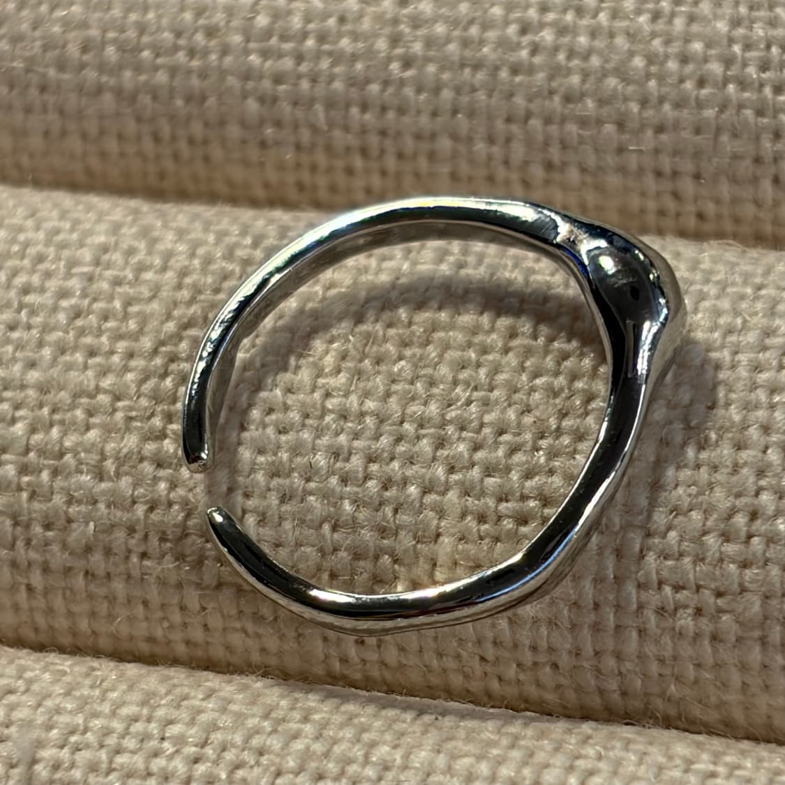 새상품 여성 신주 물방울 볼드 오픈링 반지  상품이미지6