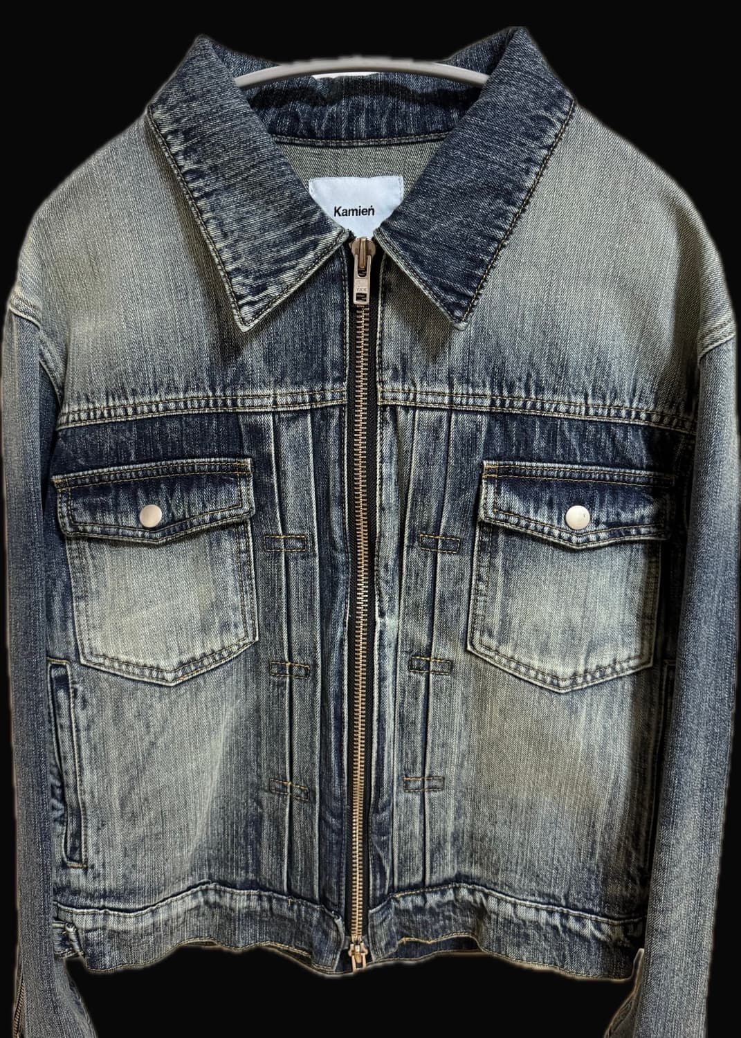 카미엔 크롭 트러커 자켓 상품이미지2