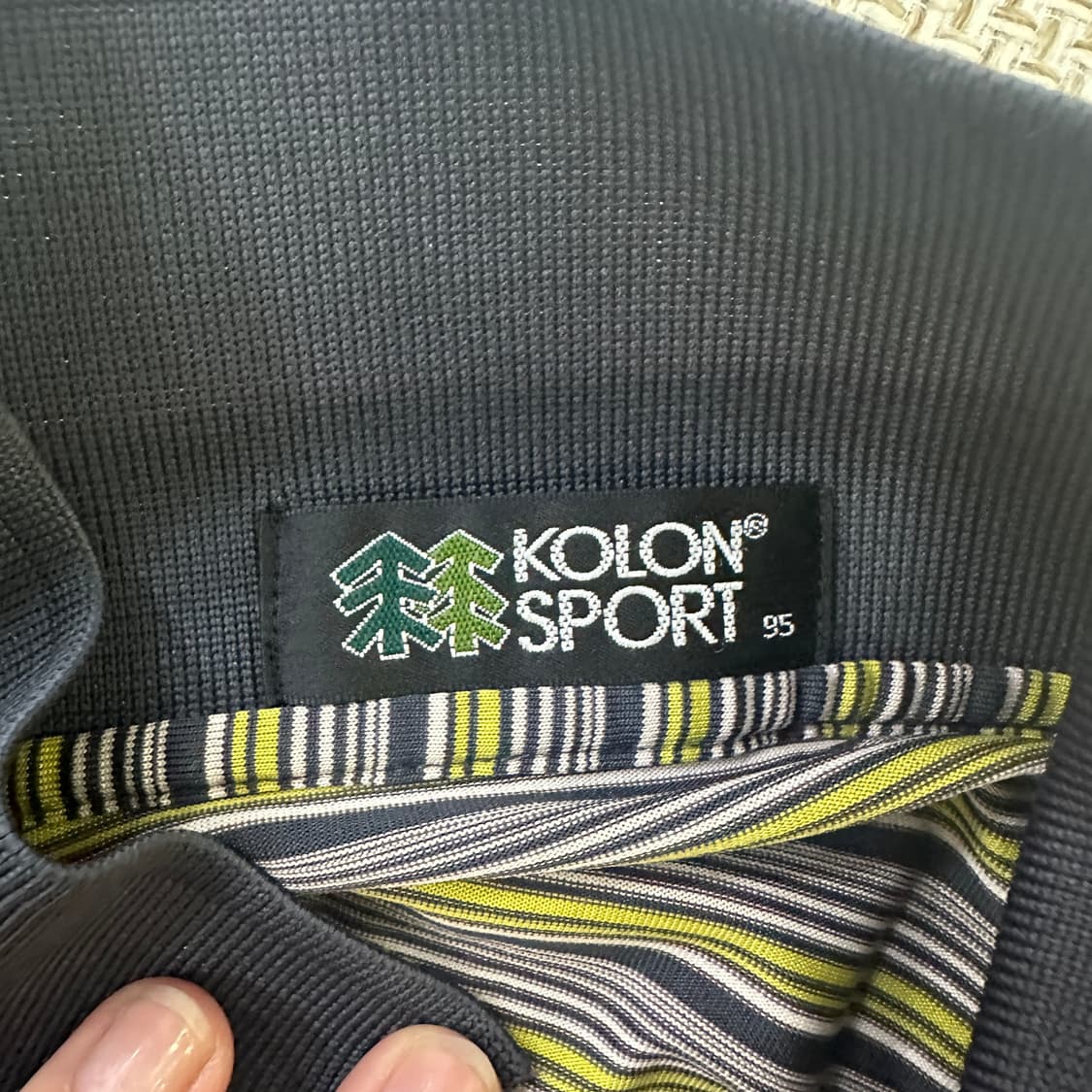 95 코오롱 스트라이프 폴로 셔츠 0414D 상품이미지2